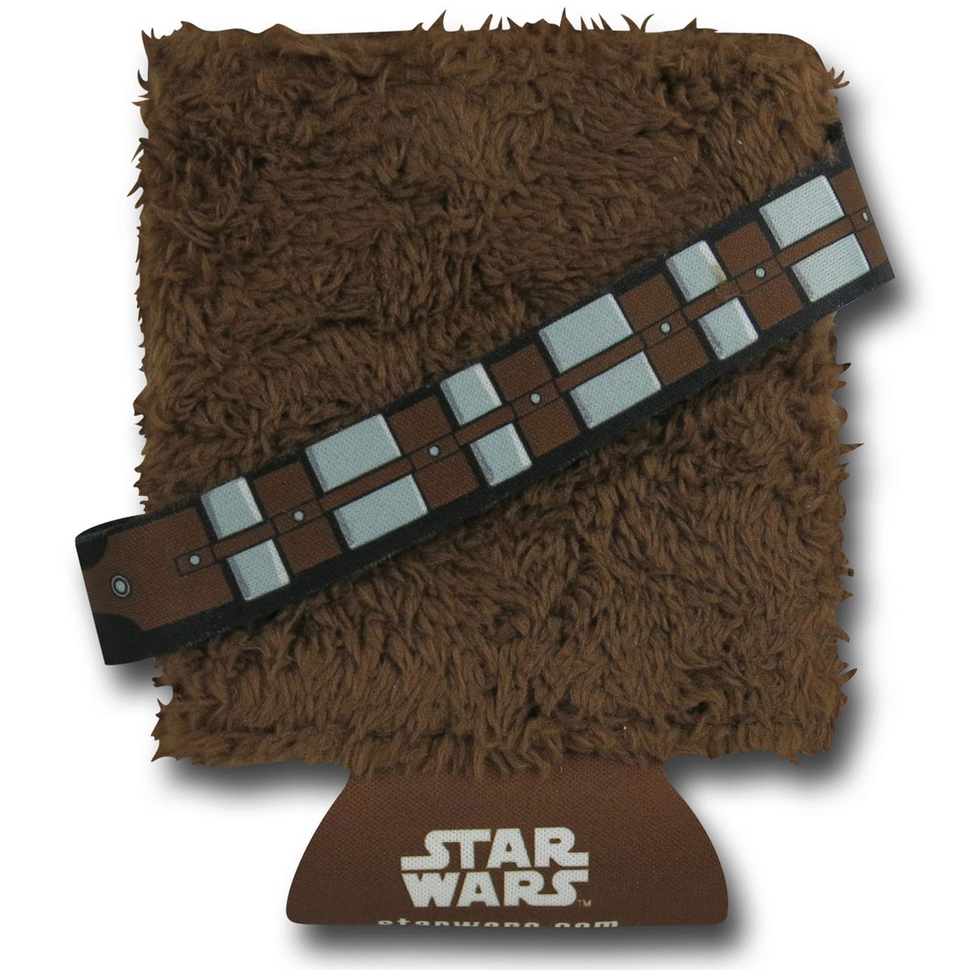 Star Wars Chewbacca Furry Can and Bottle Cooler, Brown