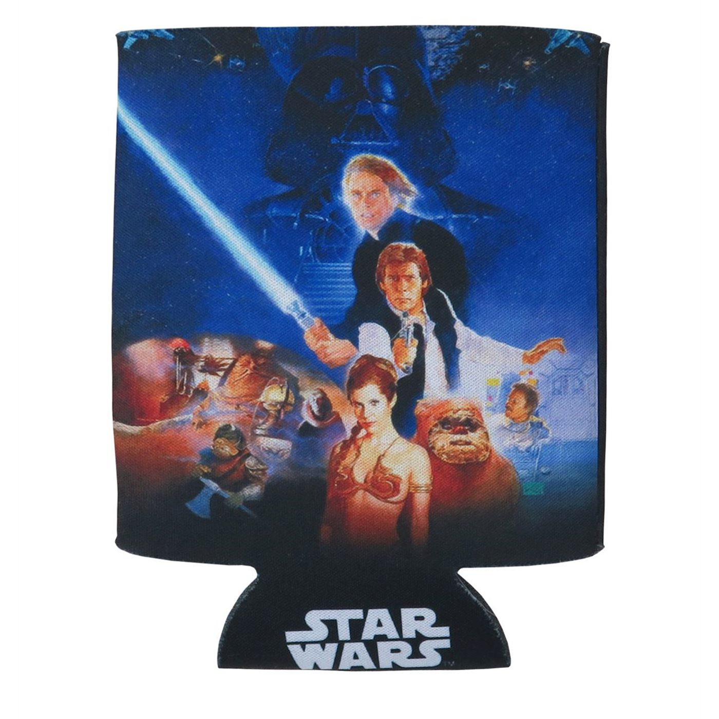 Star Wars Jedi Poster Can and Bottle Cooler, Black