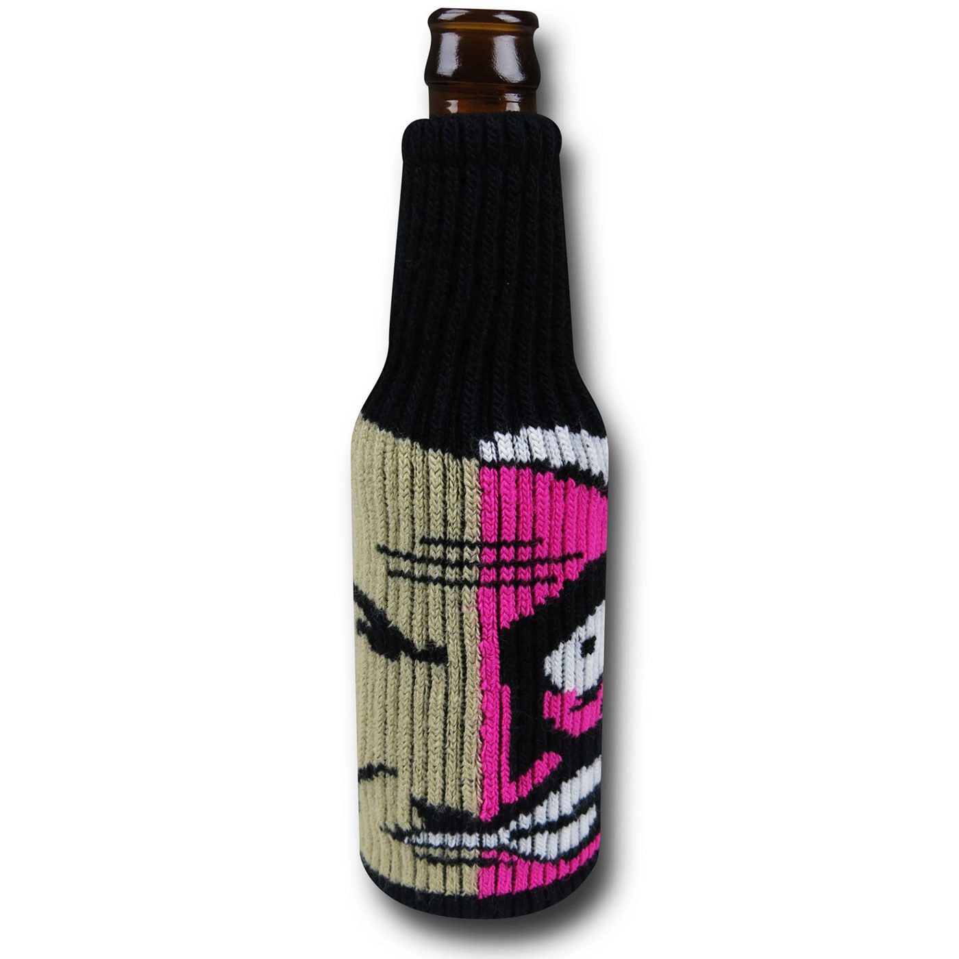 Two Face Freaker Can and Bottle Cooler, Black