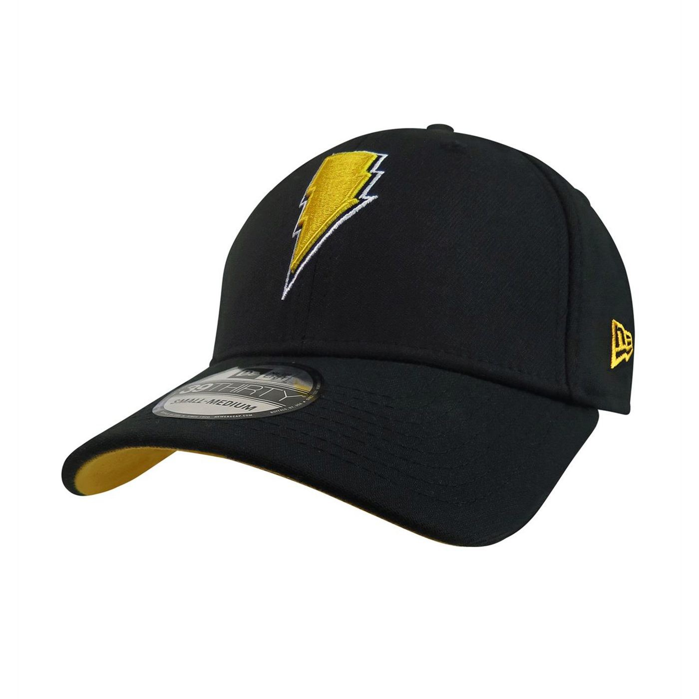 Black Adam Lightning 39Thirty Fitted Hat, Black