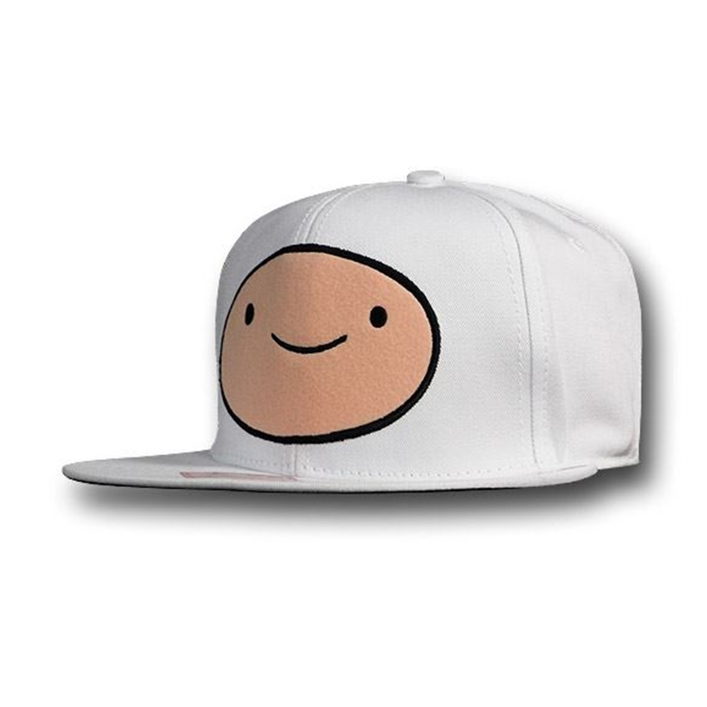 Adventure Time Finn White Snapback Cap, White