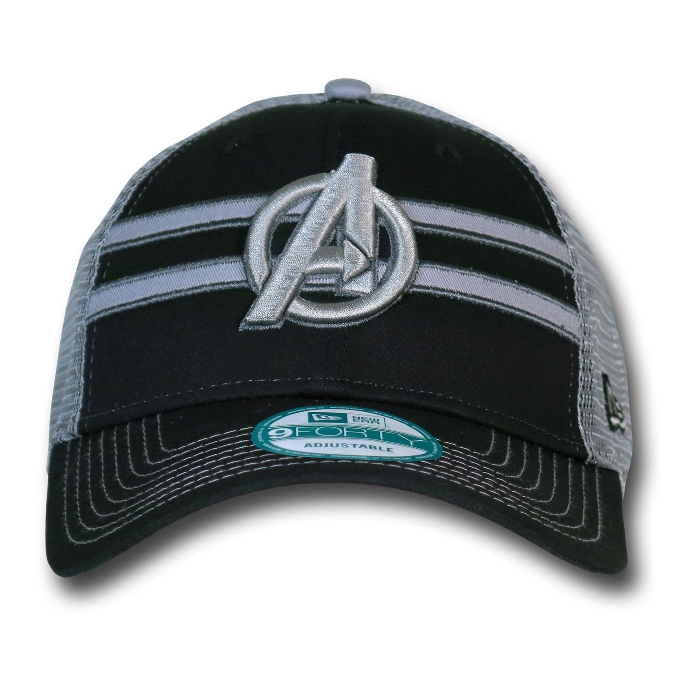 Avengers Symbol 9Forty Frontband Cap, Black