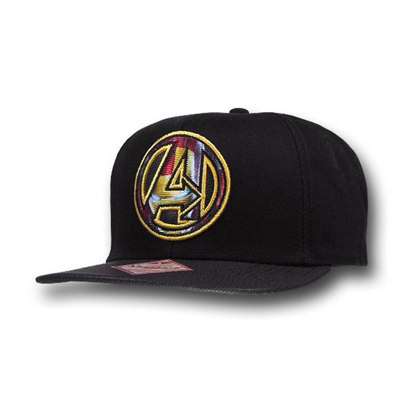 Avengers Iron Man A Symbol Snapback Cap, Black