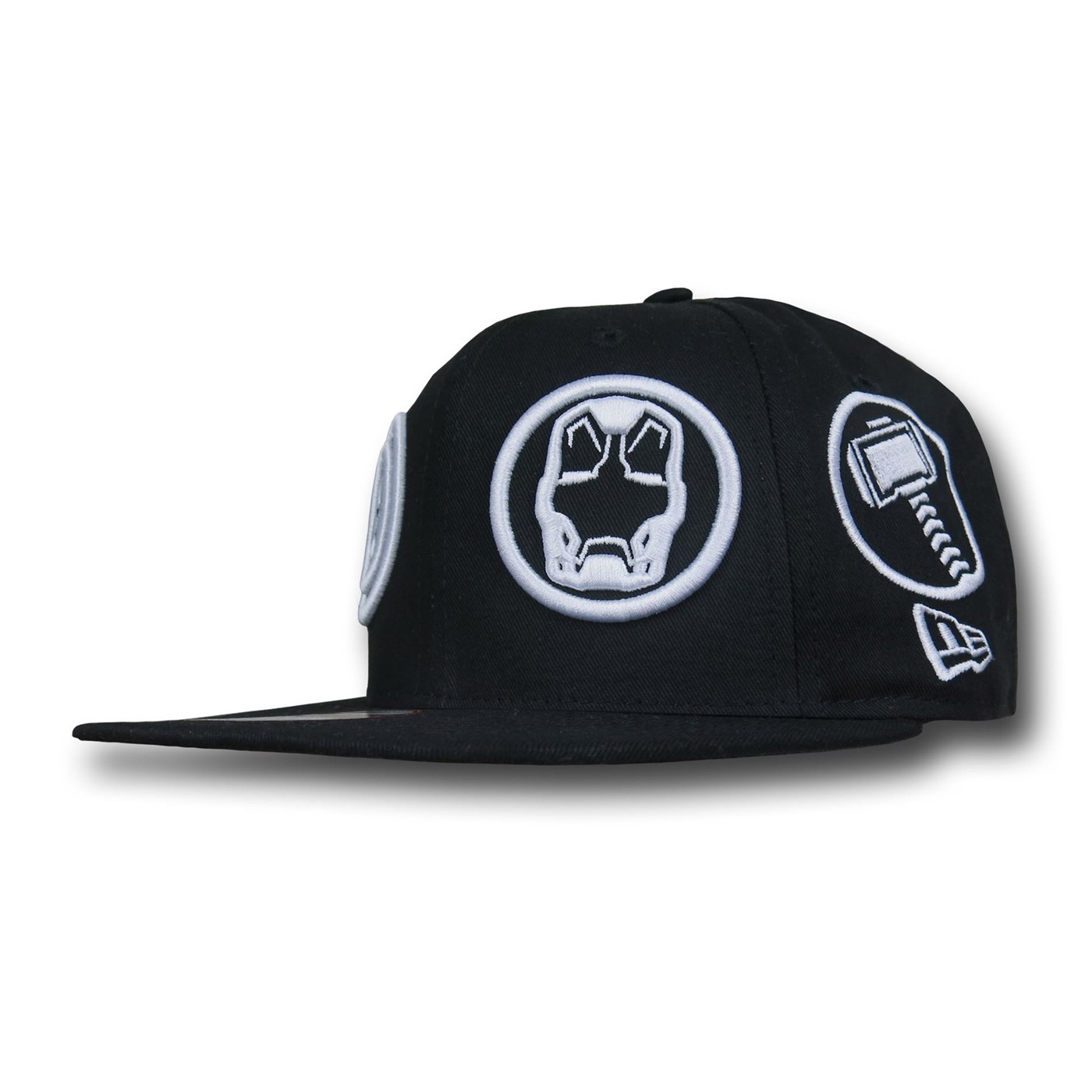 Avengers AoU Tonal Symbols 9Fifty Snapback Hat, Black