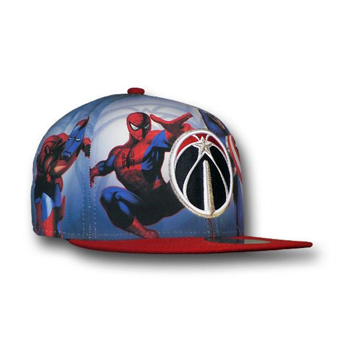 Avengers Washington Wizards 59Fifty Flat Billed Cap, Blue