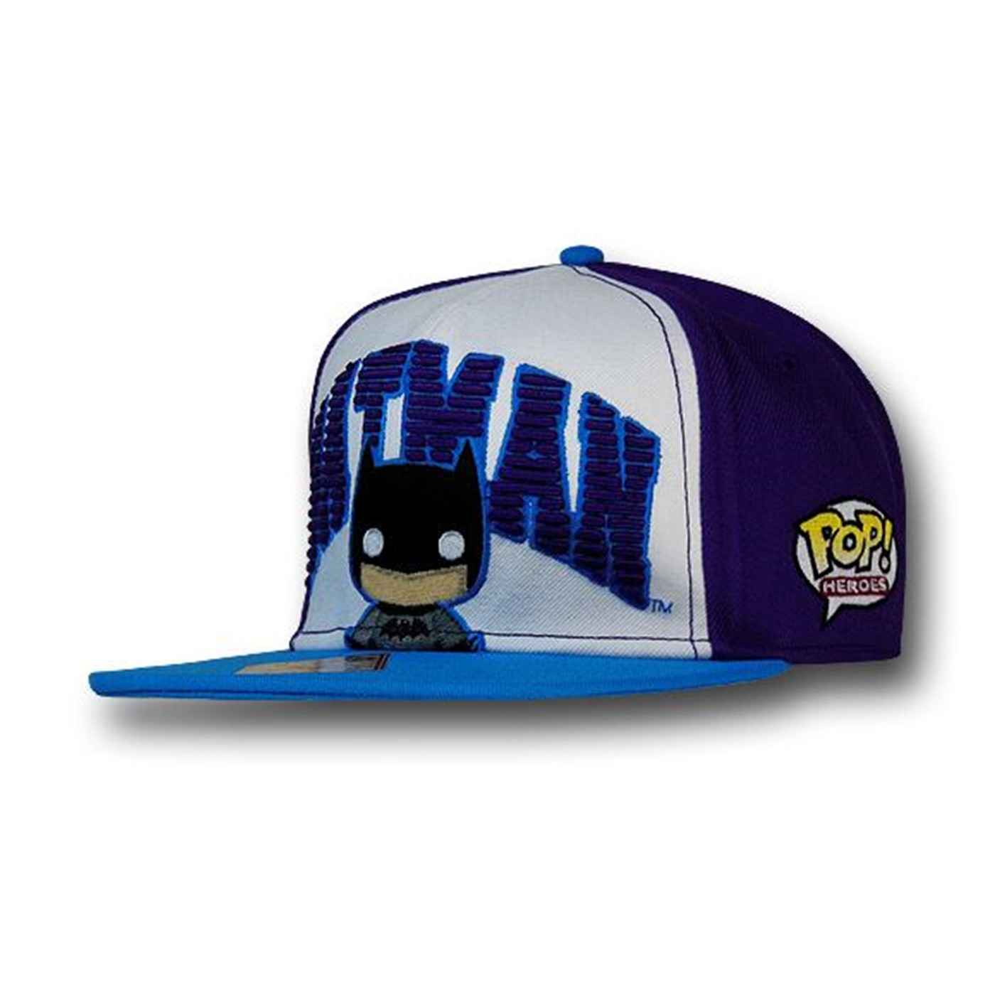 Batman w/Logo Funko Purple Snapback Hat, Purple