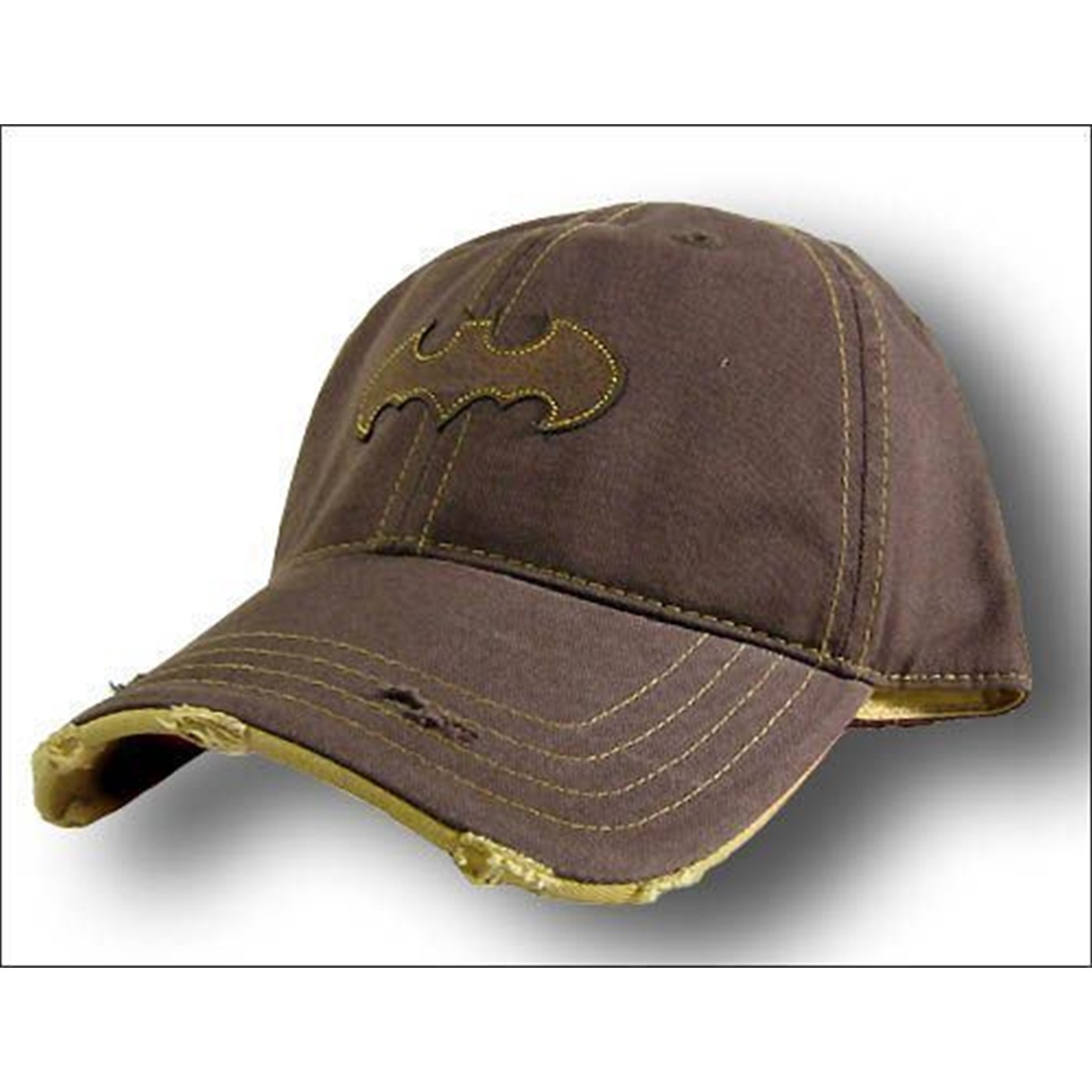 Batman Leather Frayed Hat/Hat