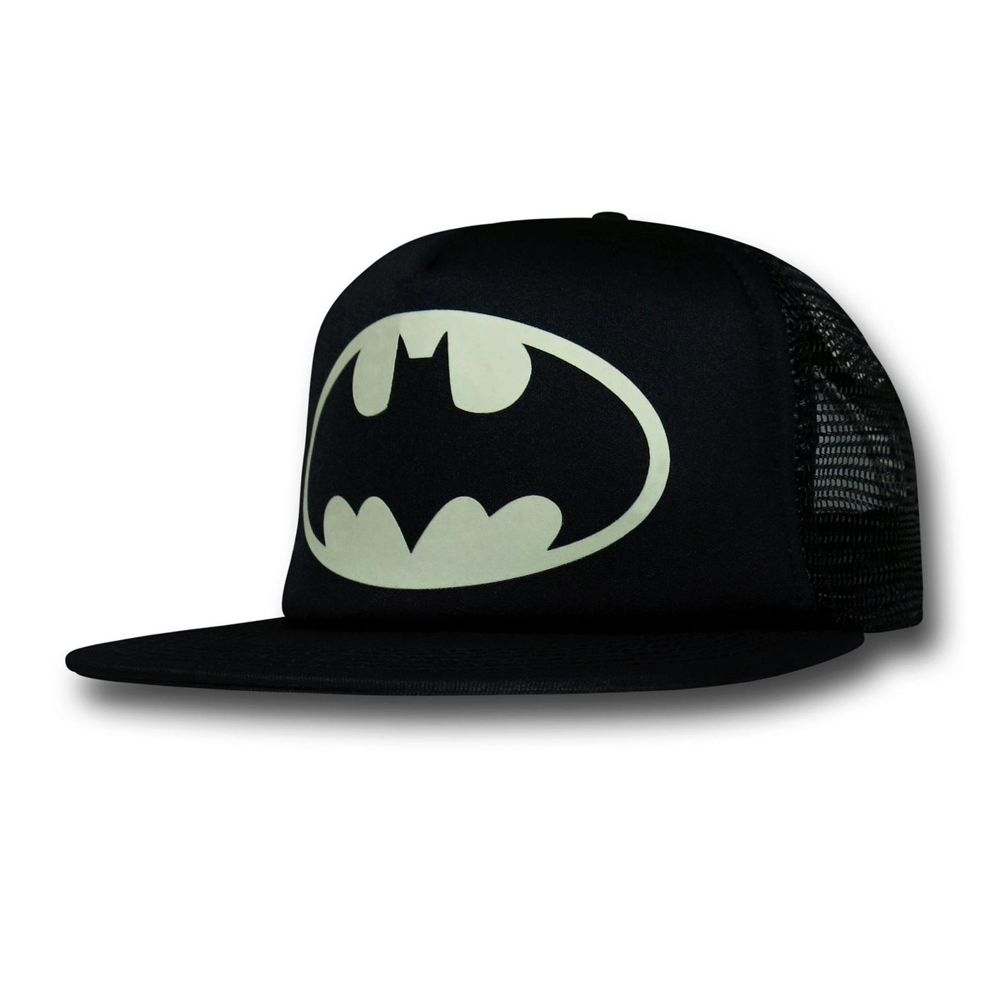 Batman Glow in the Dark Snapback Trucker Cap, Black