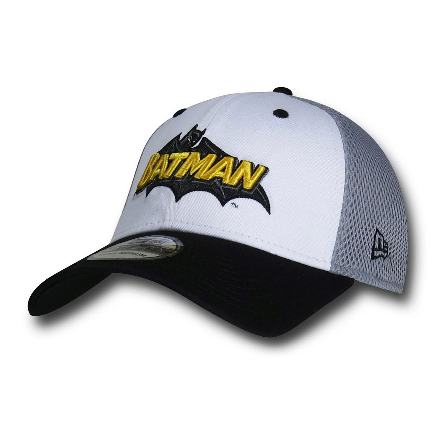 Batman Logo Neo 39Thirty Hat, White