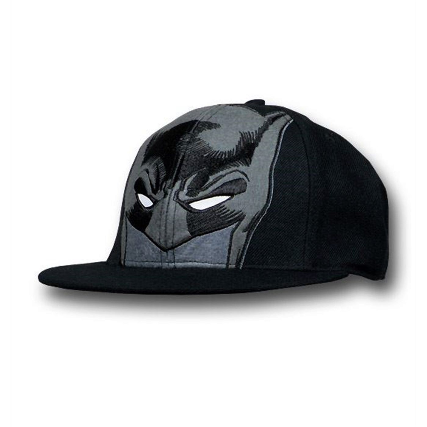 Batman Light Up Eyes Flat Billed Hat, Black