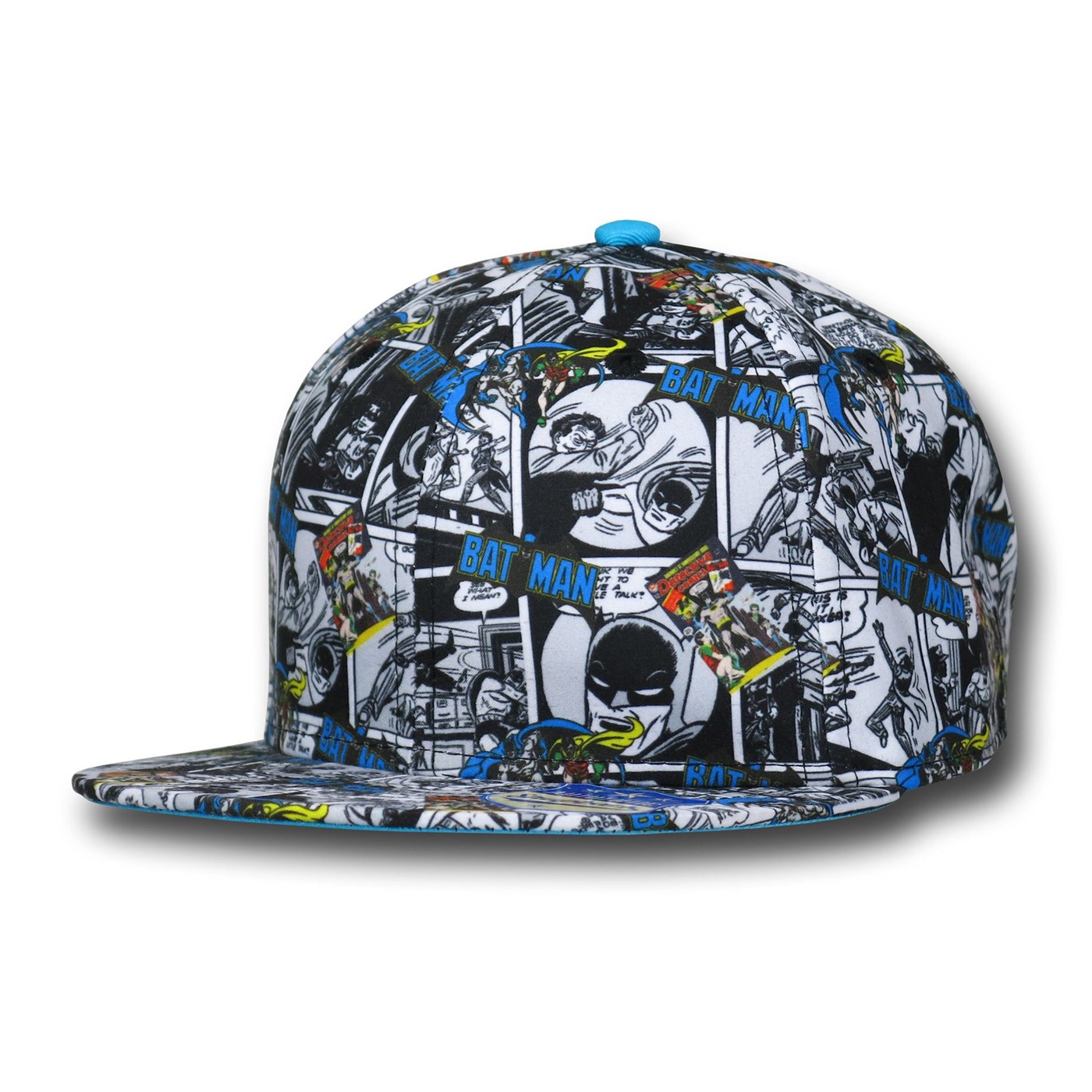 Batman Sublimated Comic Art Kids Hat, Blue