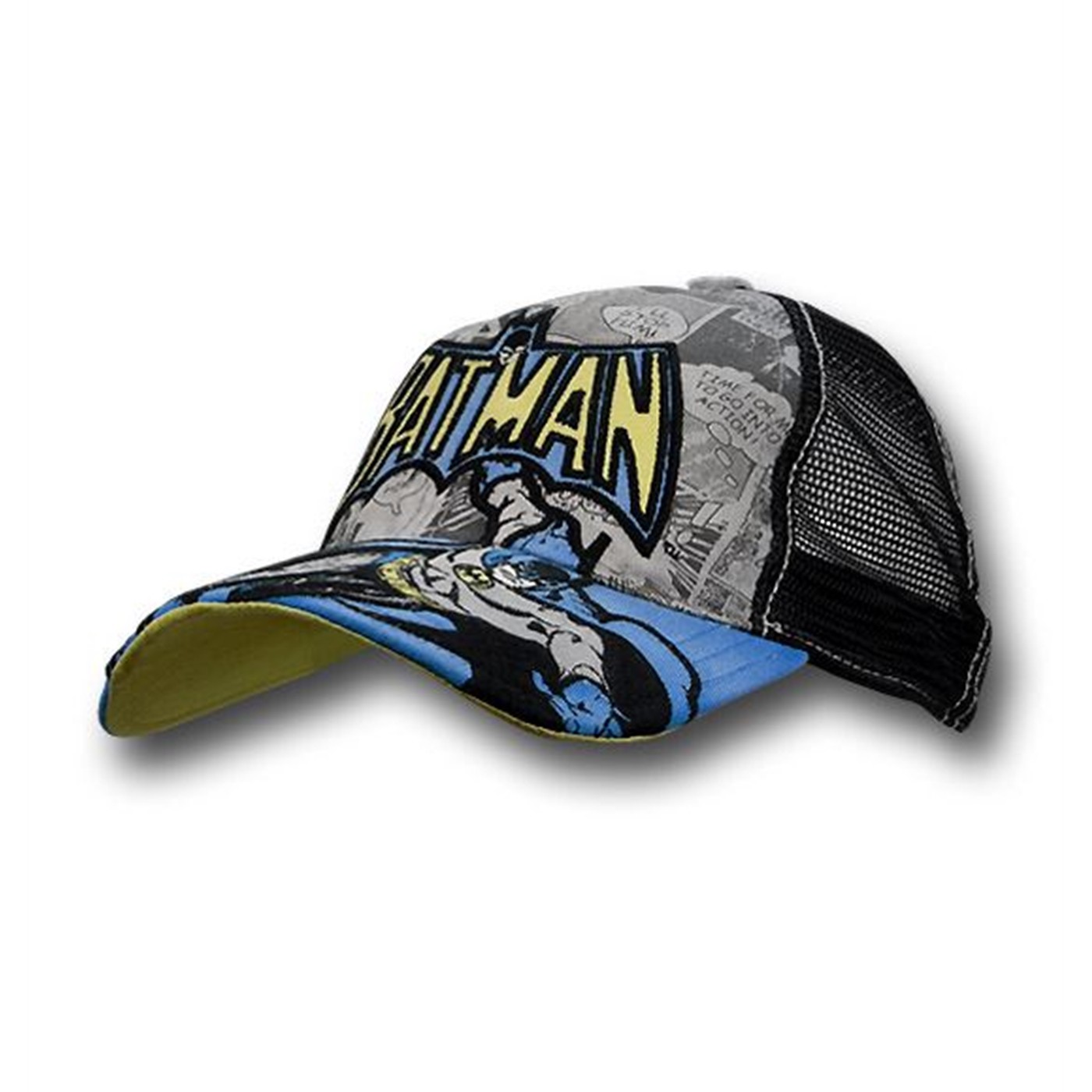Batman Vintage Comic Hat, Grey