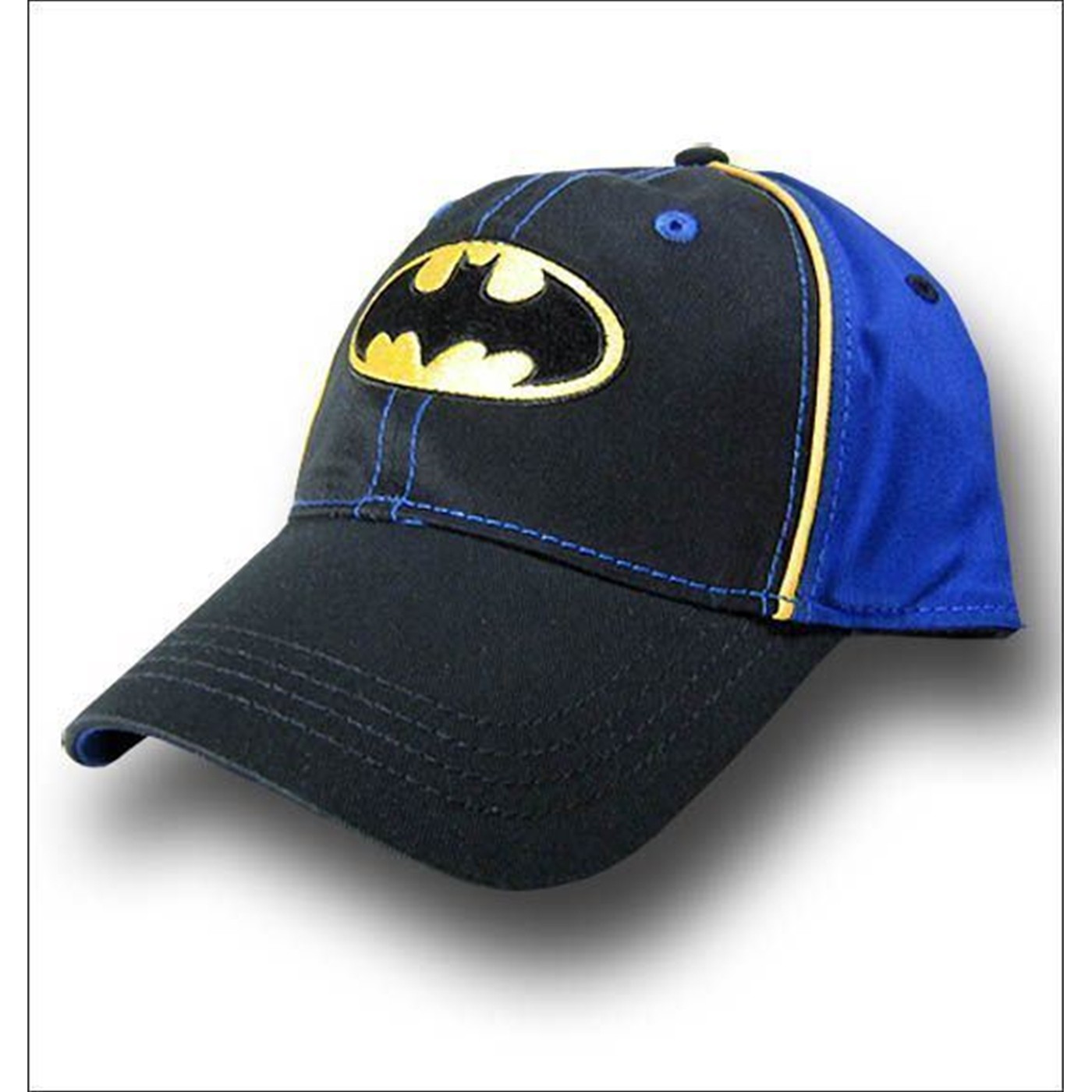Batman Symbol Youth Black  Blue Hat