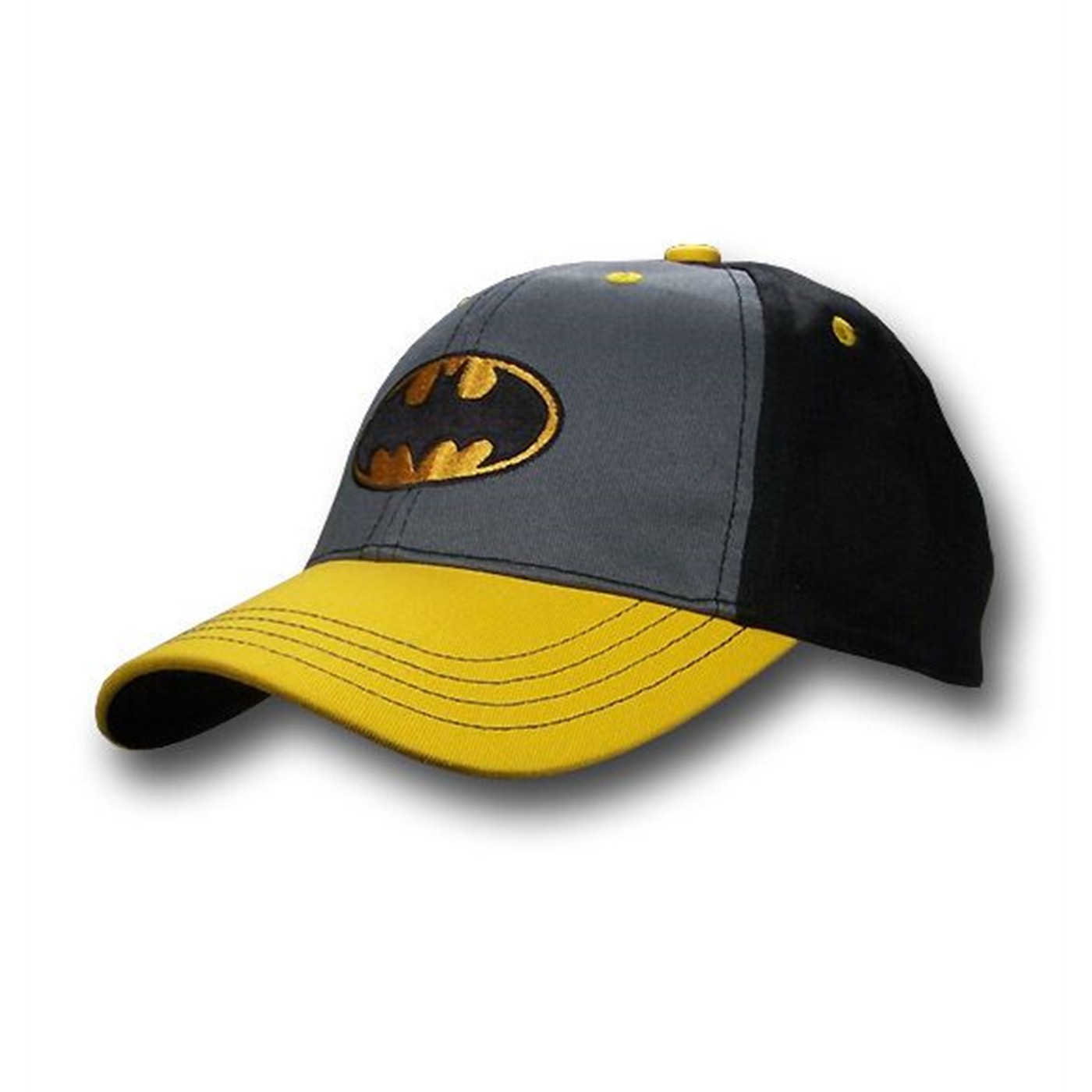 Batman Youth Gray with Yellow Bill Hat