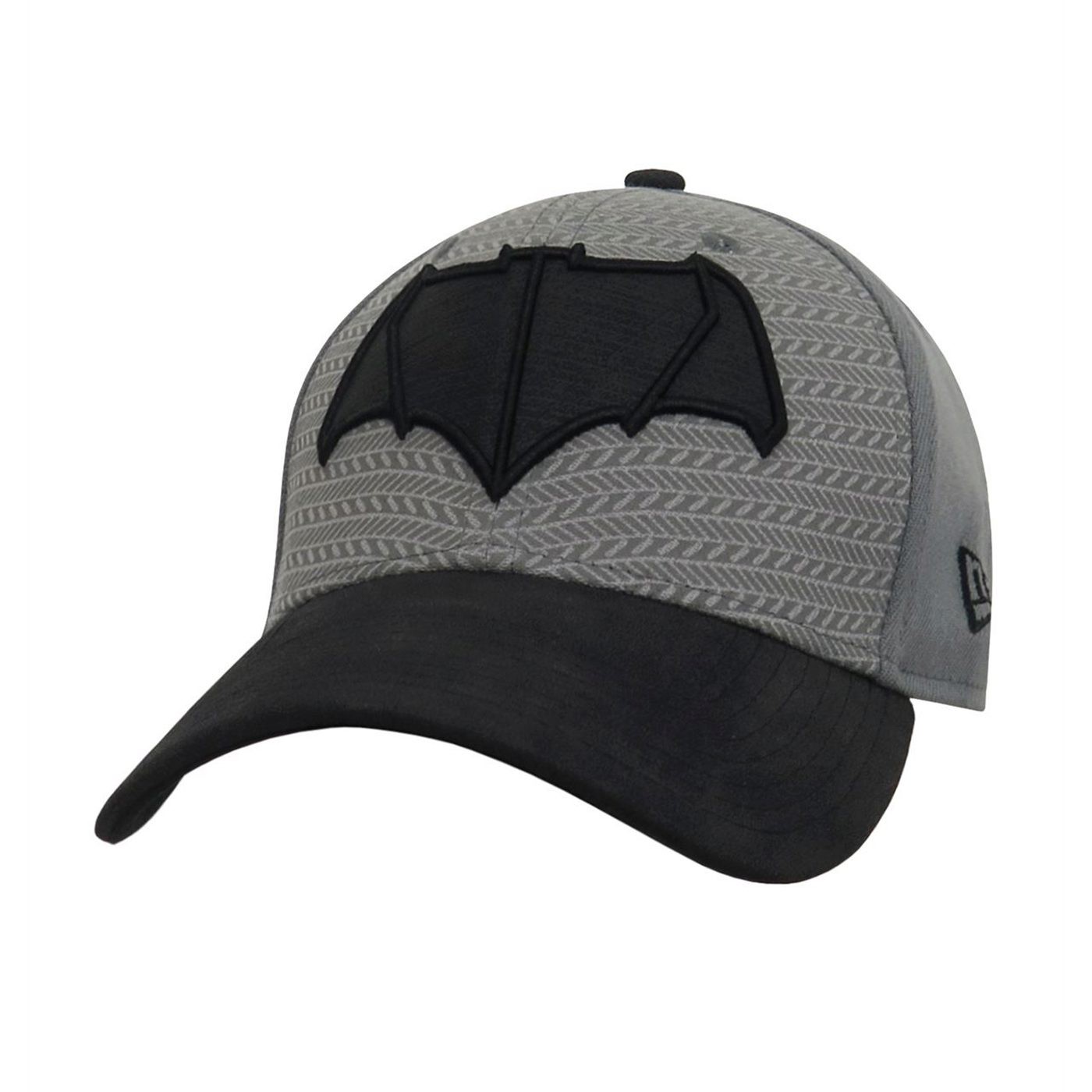 Batman Vs Superman Bat Symbol New Era 39Thirty Flex Fitted Hat, Grey
