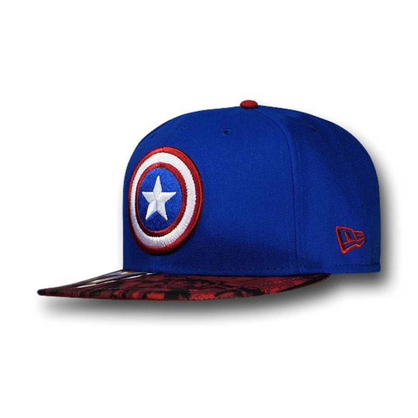 Captain America 59Fifty Sublimated Brim Cap, Blue
