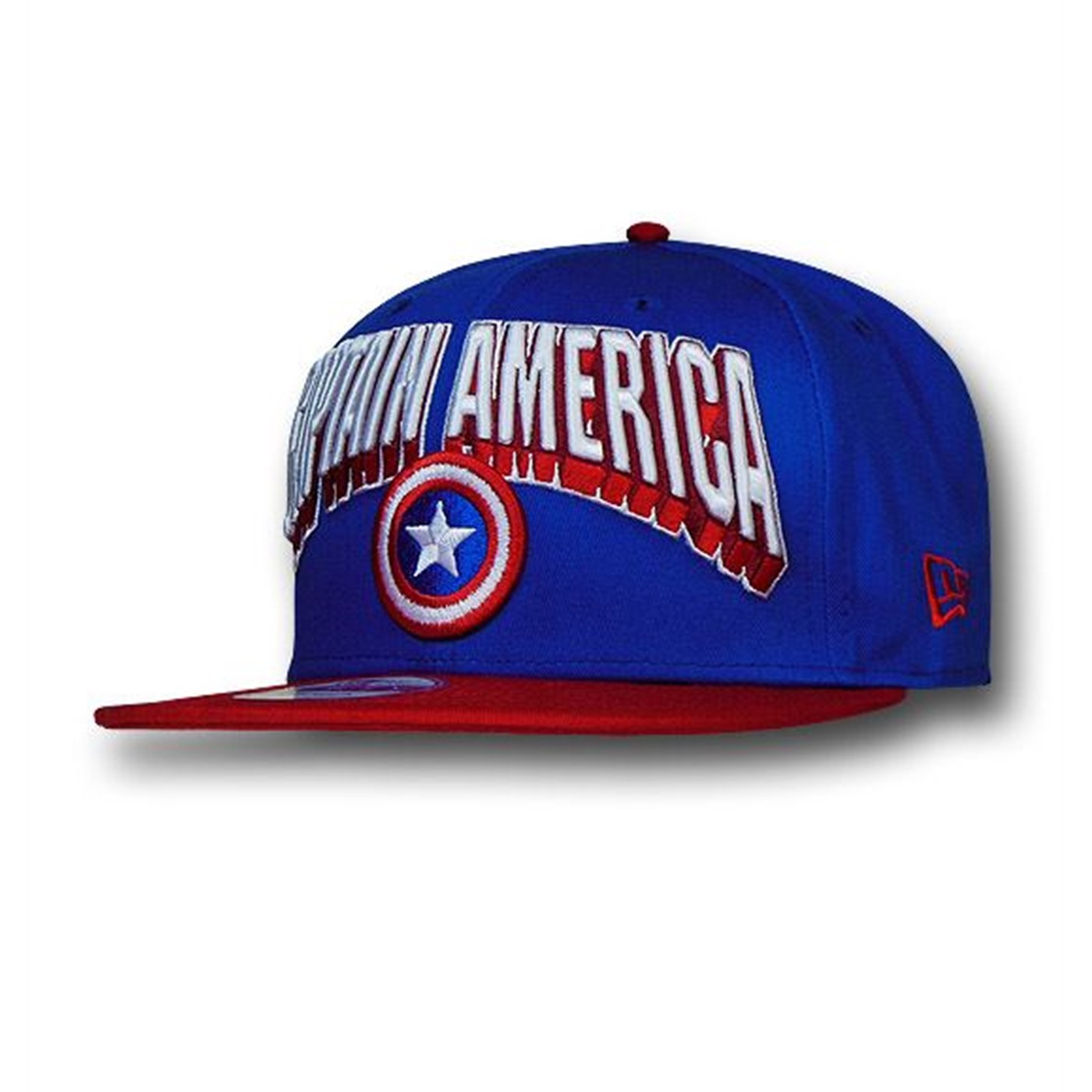 Captain America Logo 9Fifty Snapback Cap, Blue