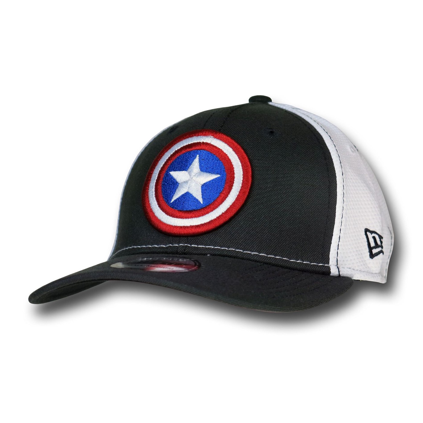 Captain America Black & White 39Thirty Cap, Black