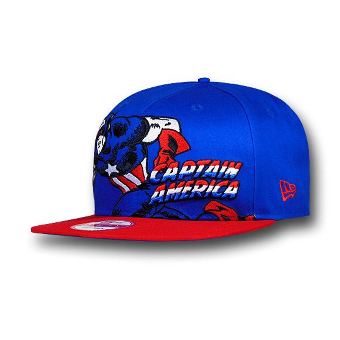 Captain America Run 9Fifty Snapback Cap, Blue