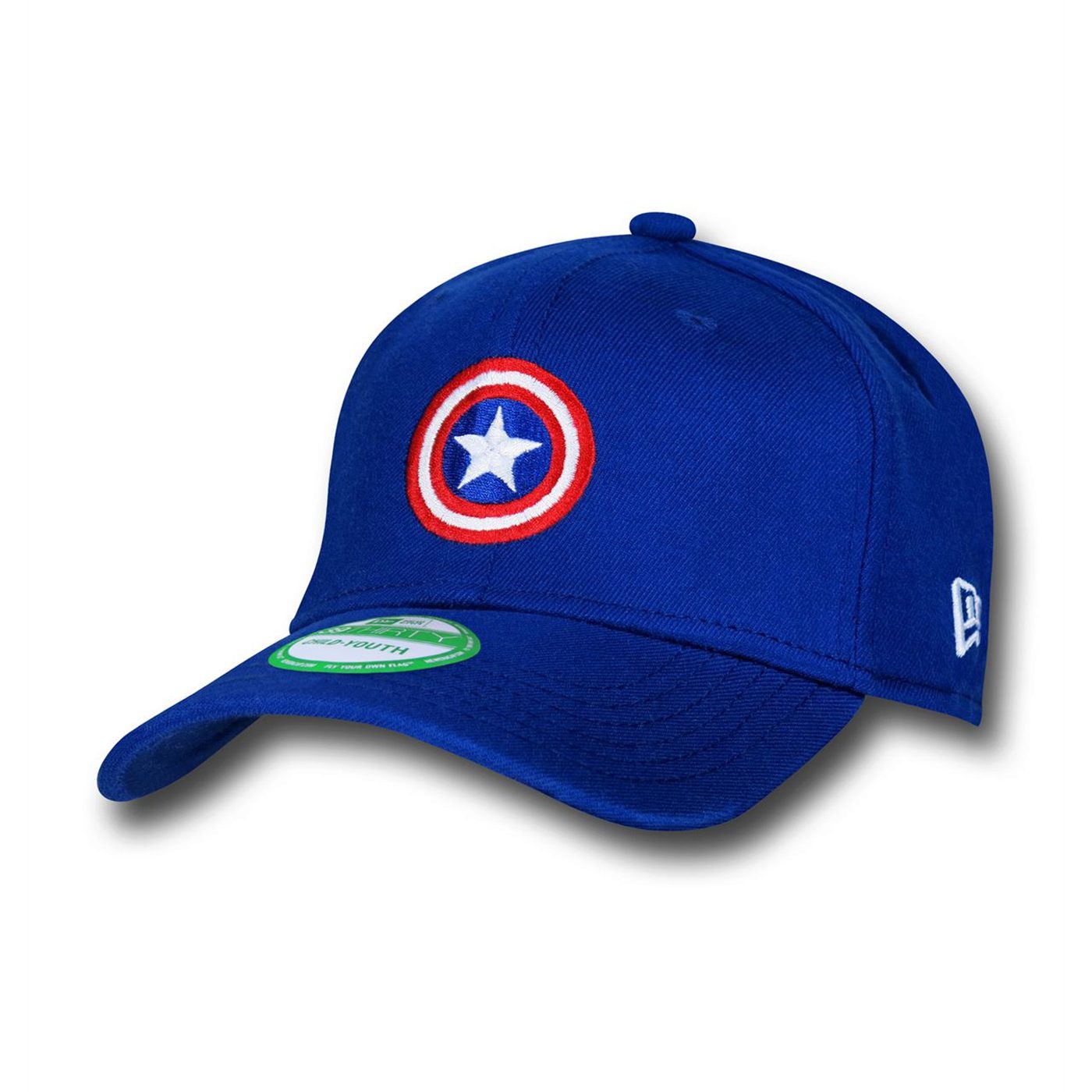 Captain America Shield Symbol Kids 39Thirty Cap, Blue