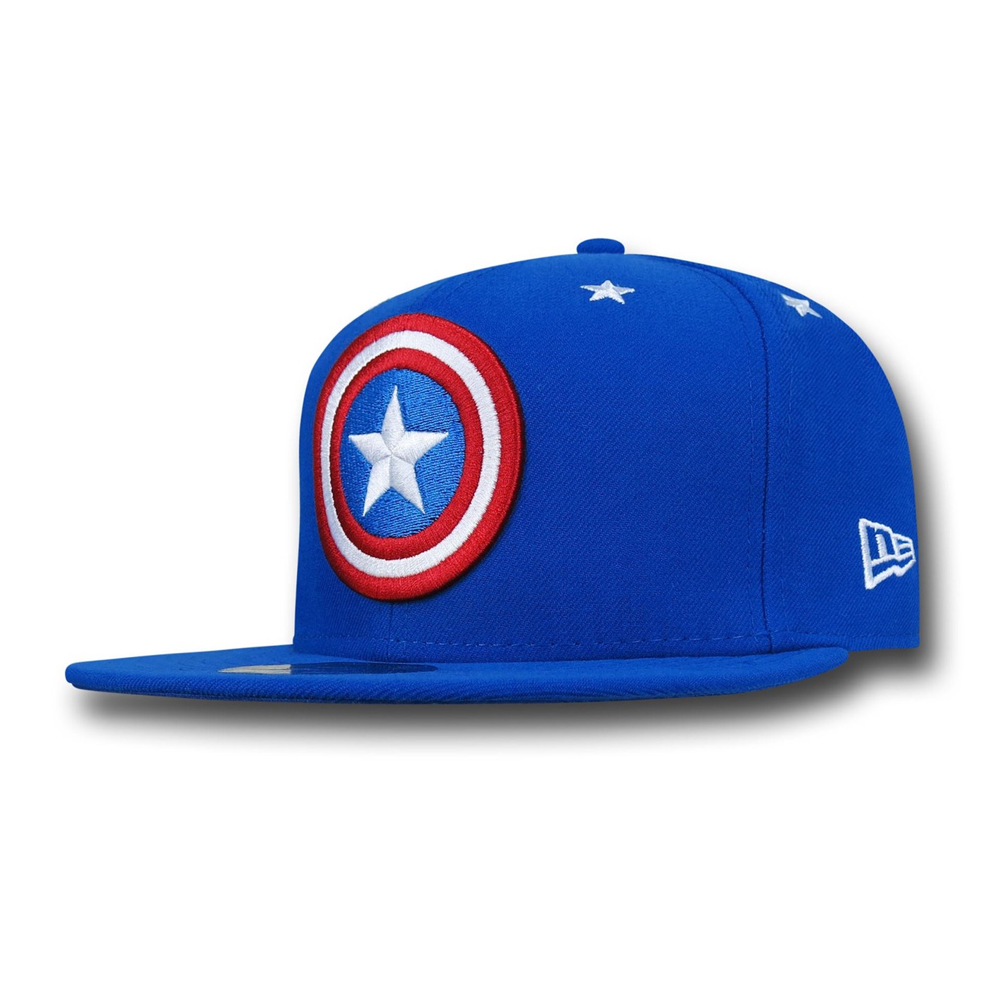 Captain America Symbol Stargazer 59Fifty Hat, Blue