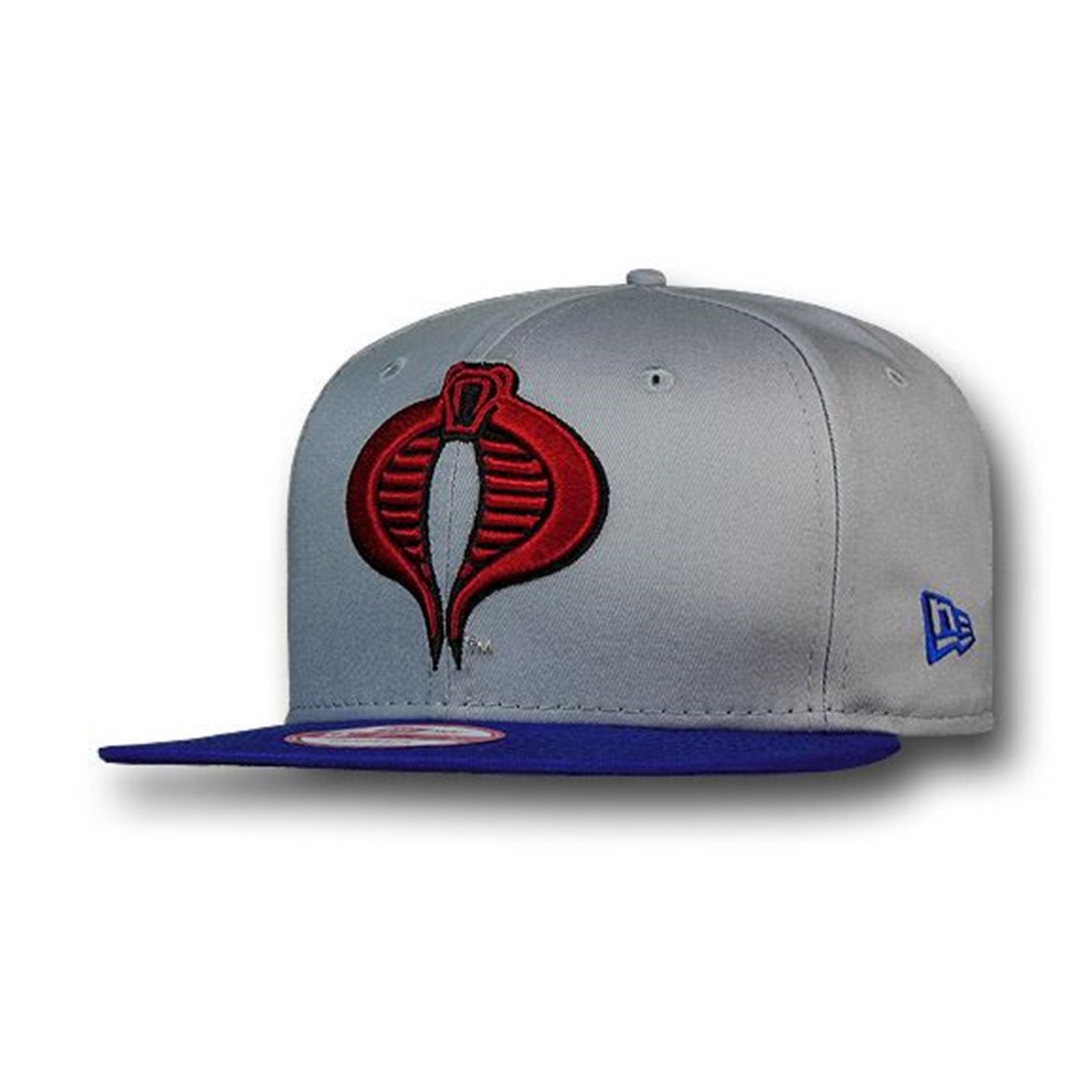 Cobra Symbol Grey 9Fifty Snapback Cap, Grey
