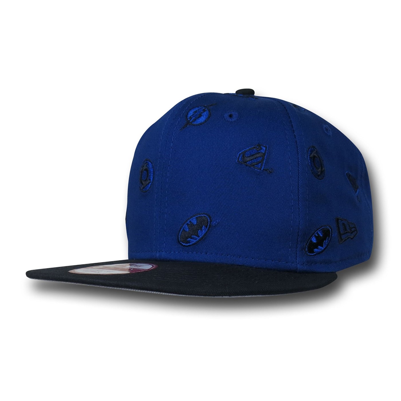 DC Hero Scatter 9Fifty Snapback Cap, Blue