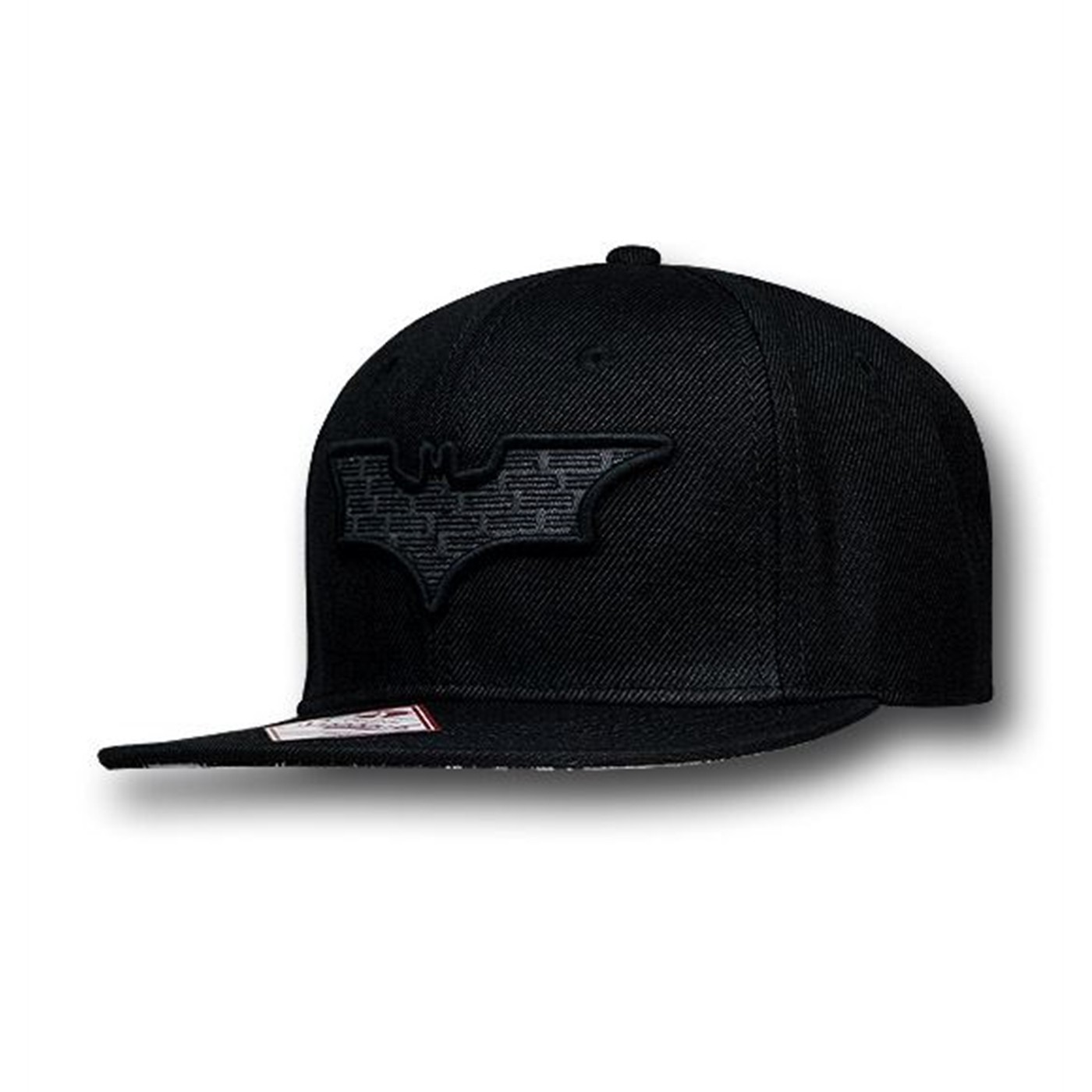 Dark Knight Shadowgrid Snapback Hat, Black