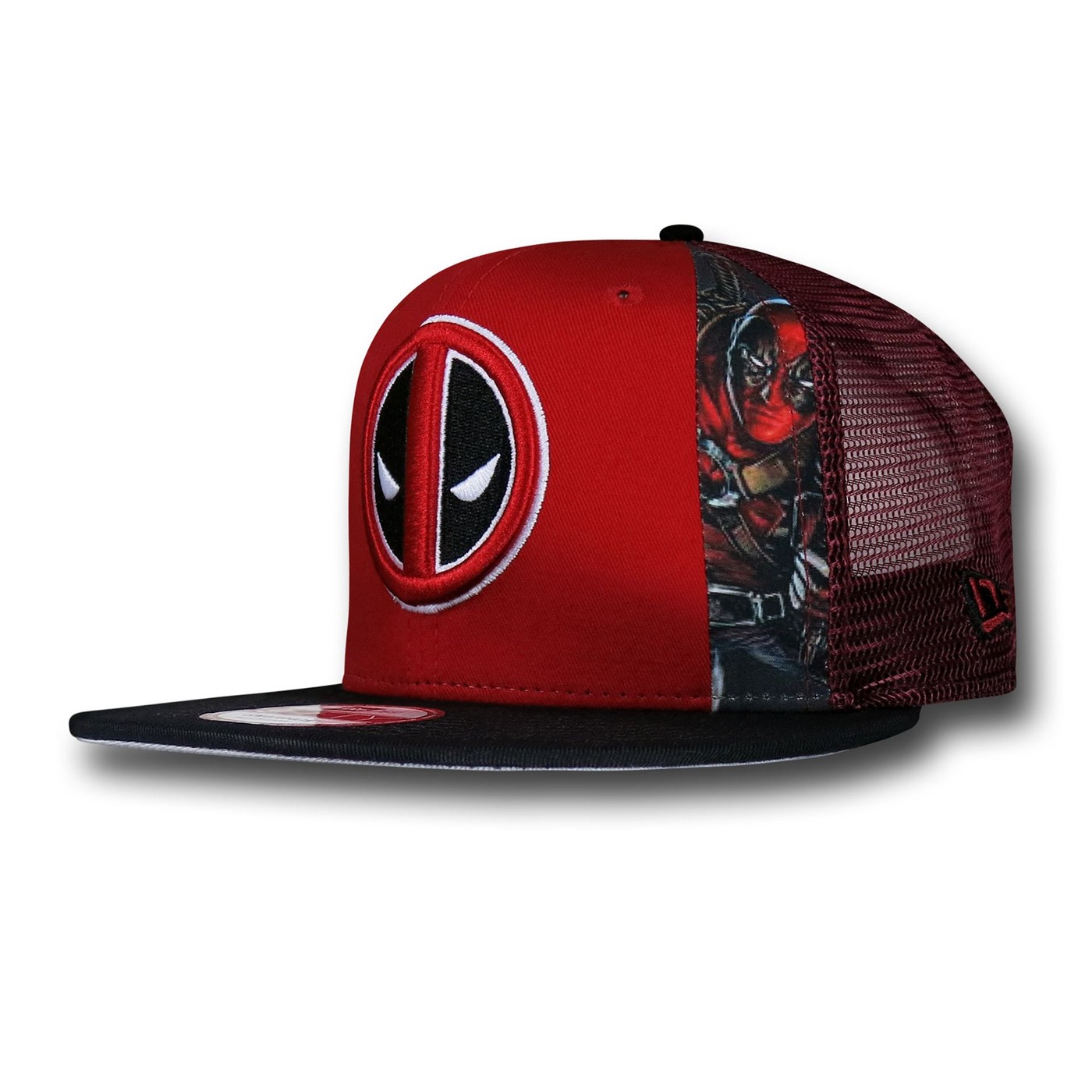 Deadpool Slice 9Fifty Snapback Cap, Red