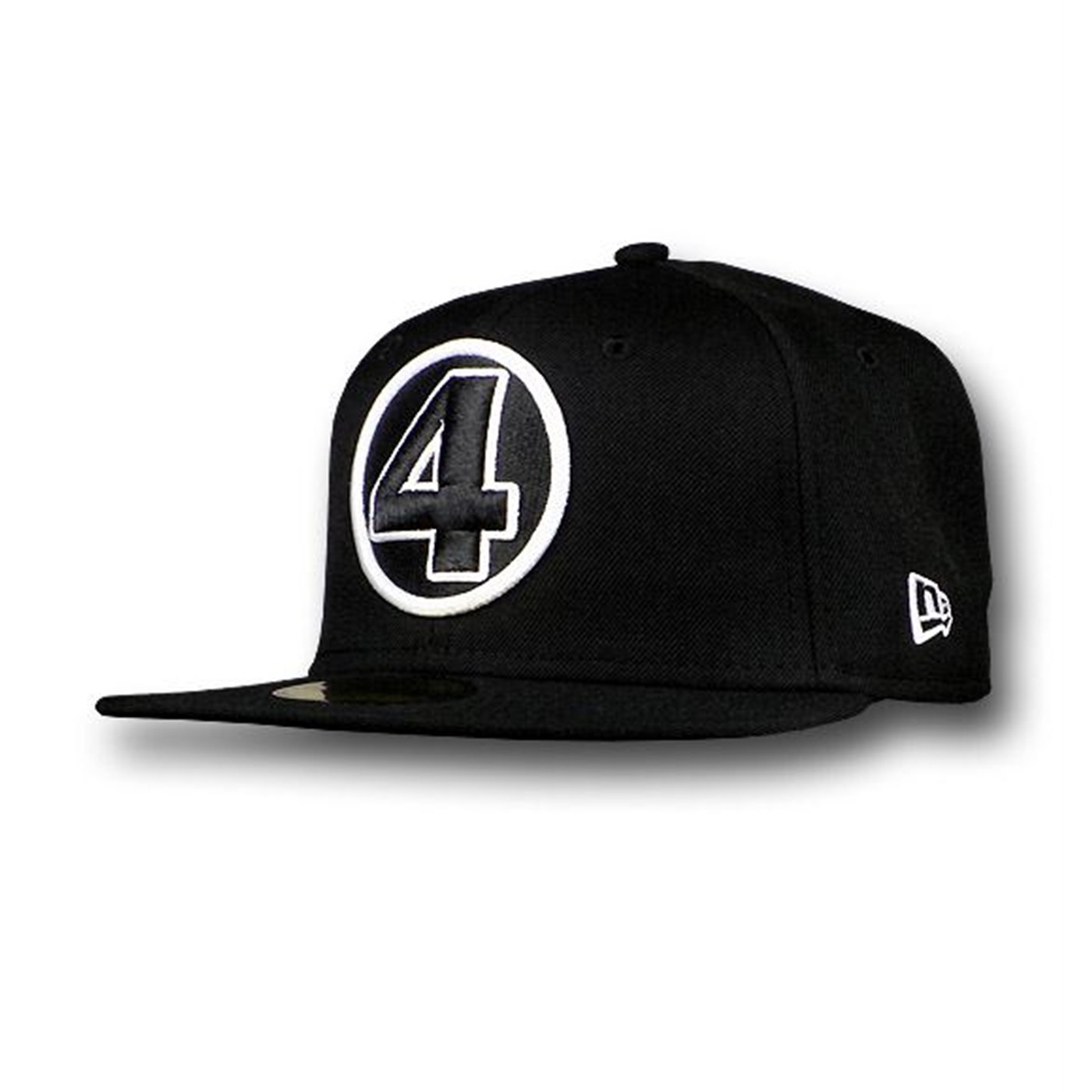 Fantastic Four 59Fifty Black Symbol Flat Bill Cap, Black