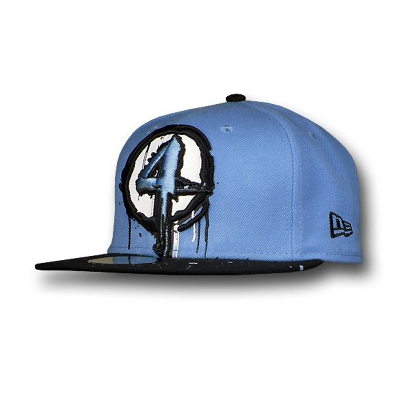 Fantastic Four Dripping 59Fifty Blue Flat Bill Cap, Blue