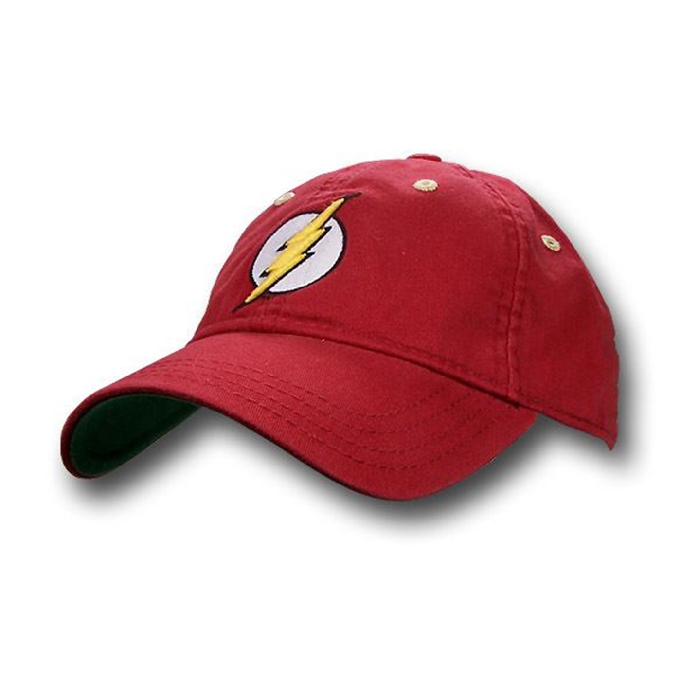 The Flash Leather Strap Baseball Cap, Red