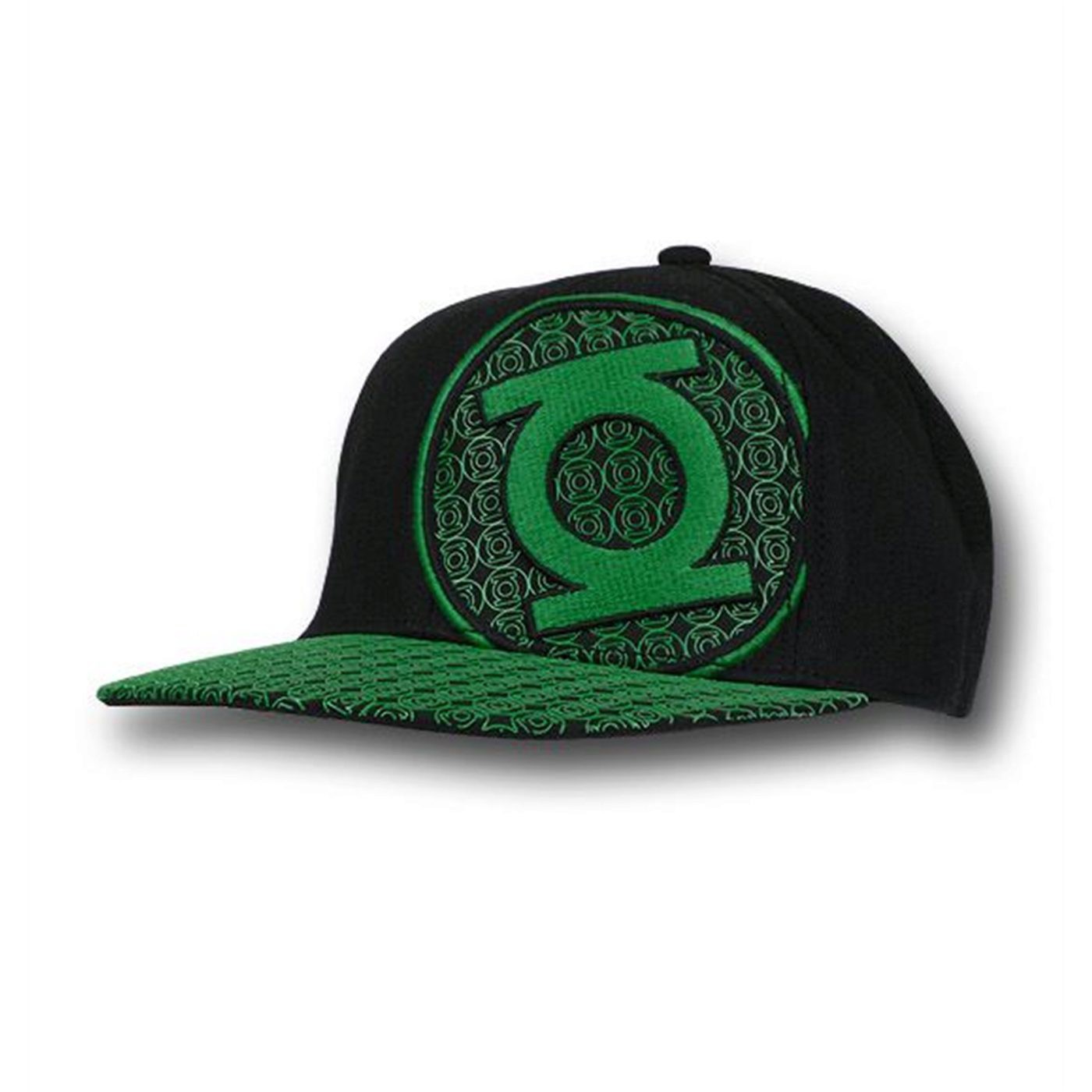 Green Lantern Offset Symbol Flat Bill Cap
