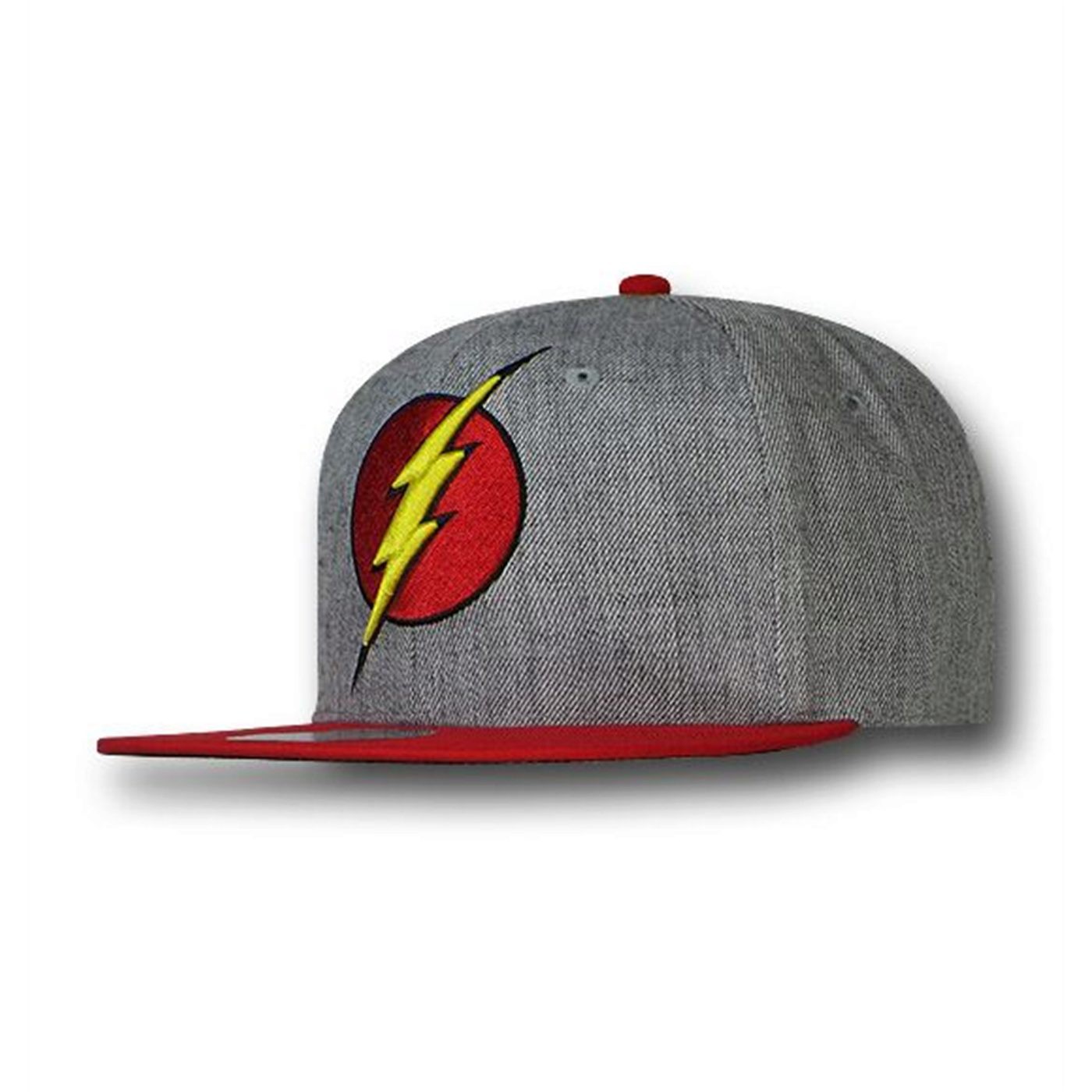 Flash Symbol Heather Grey Adjustable Cap, Grey