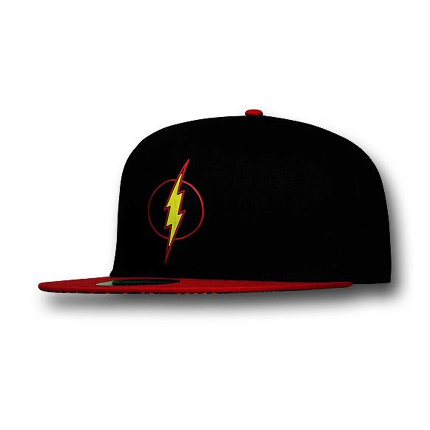 Flash Symbol Black Sublimated Bill Adjustable Cap, Black