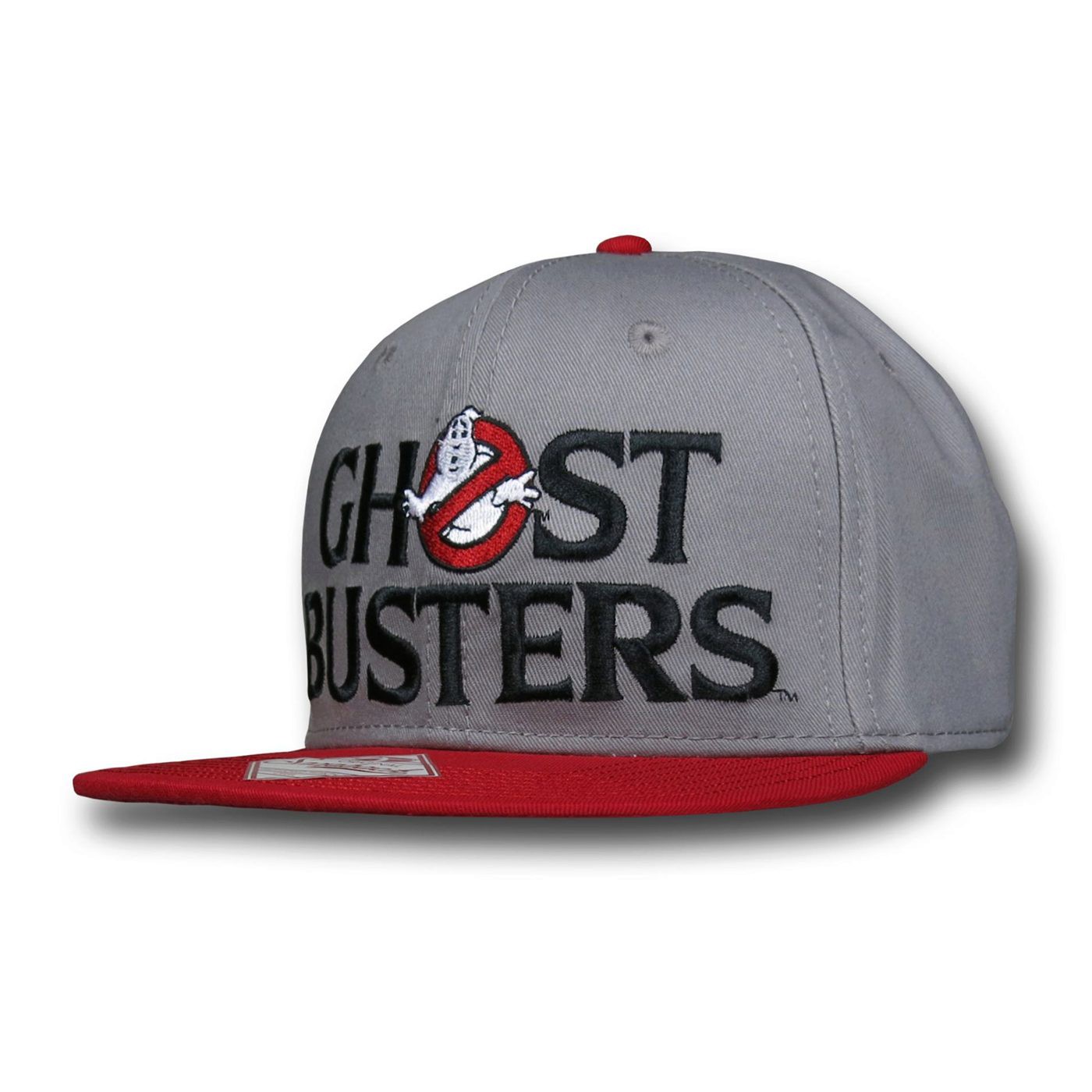 Ghostbuster Grey Snapback Cap, Grey