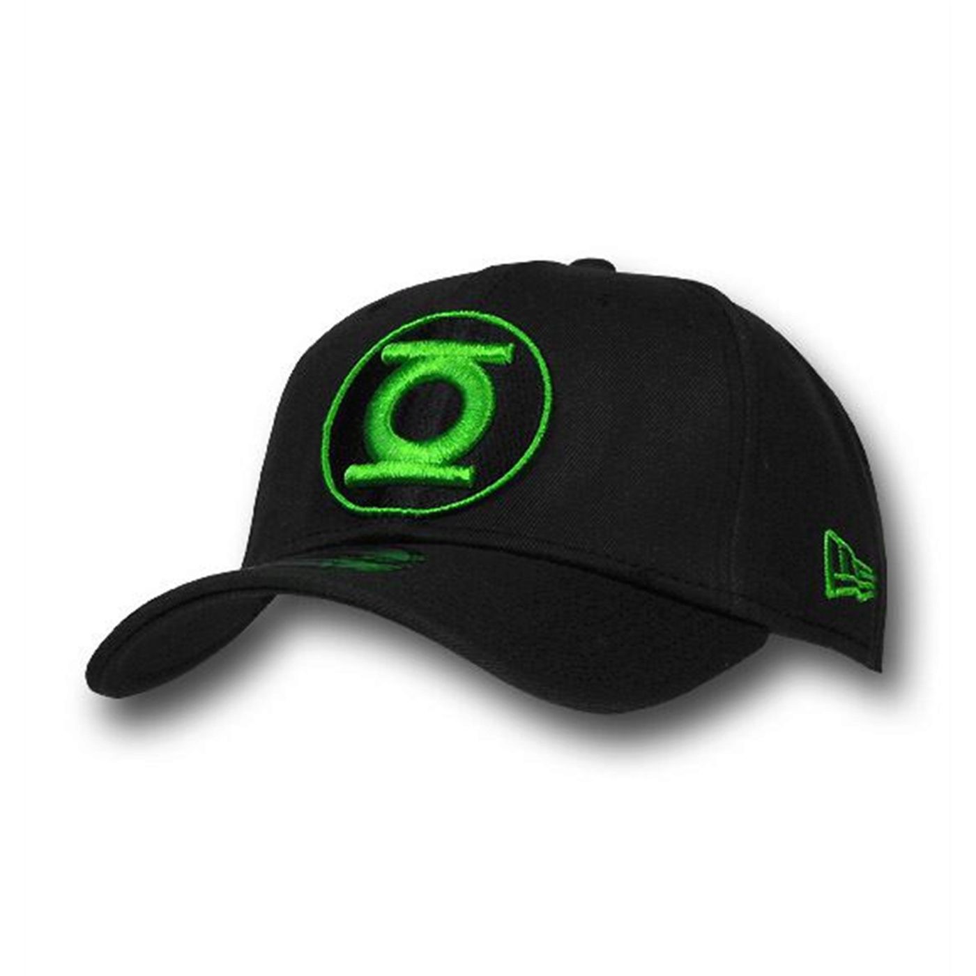 Green Lantern Black/Green Round Symbol 39Thirty Cap, Black