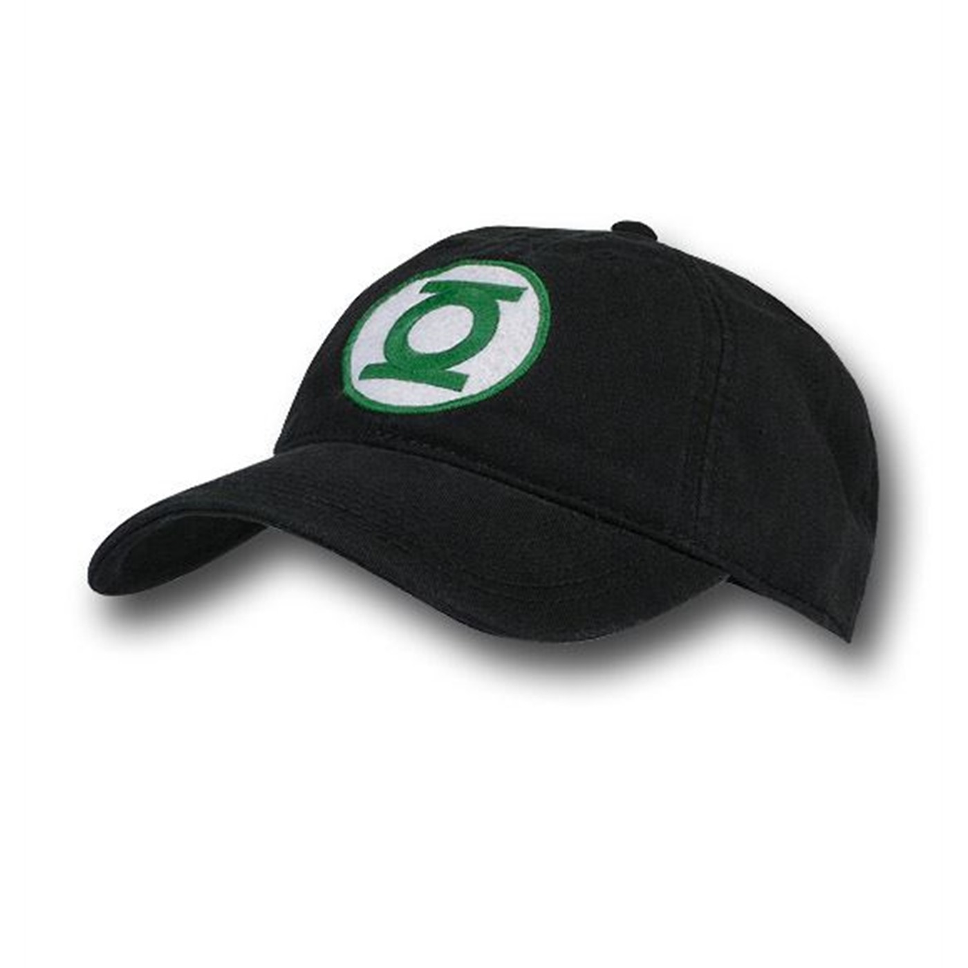 Green Lantern Buckle Closure Black Baseball Cap, Black