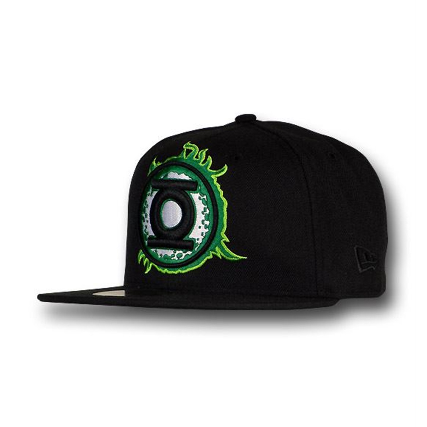 Green Lantern Enflamed Symbol 59Fifty Flat Billed Cap