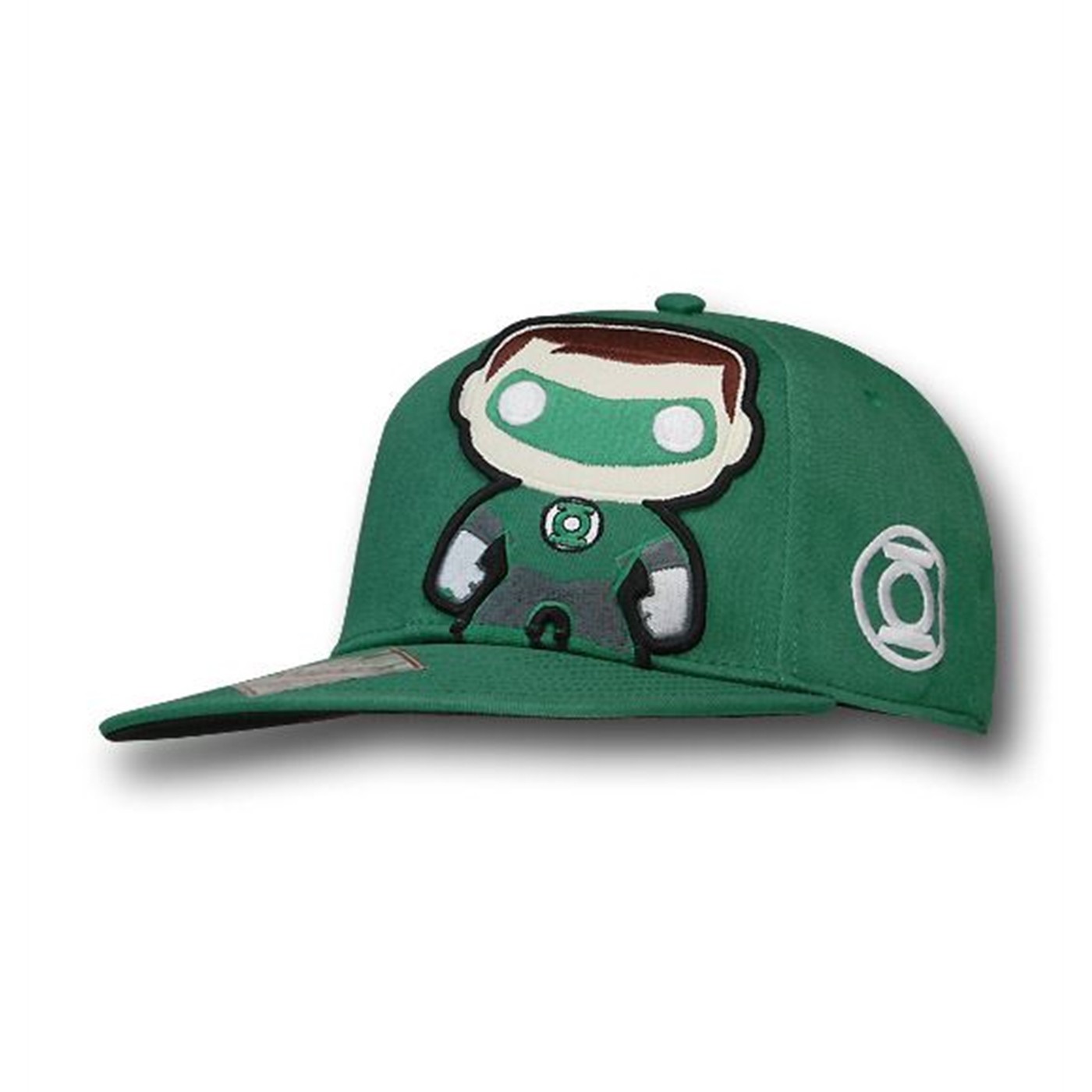 Green Lantern Pop Heroes Snapback Flat Bill Cap, Green