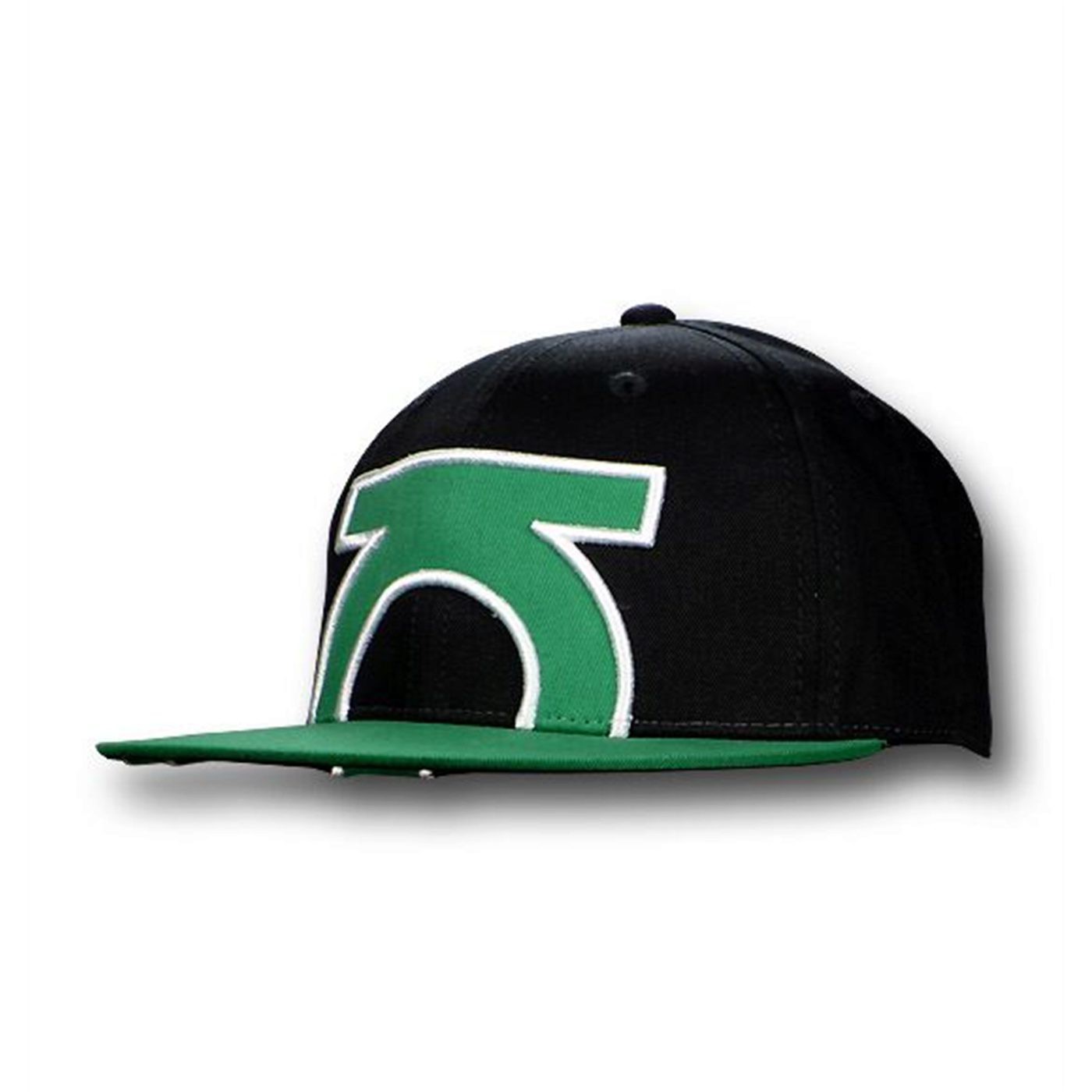 Green Lantern Symbol Flip Cap, Black