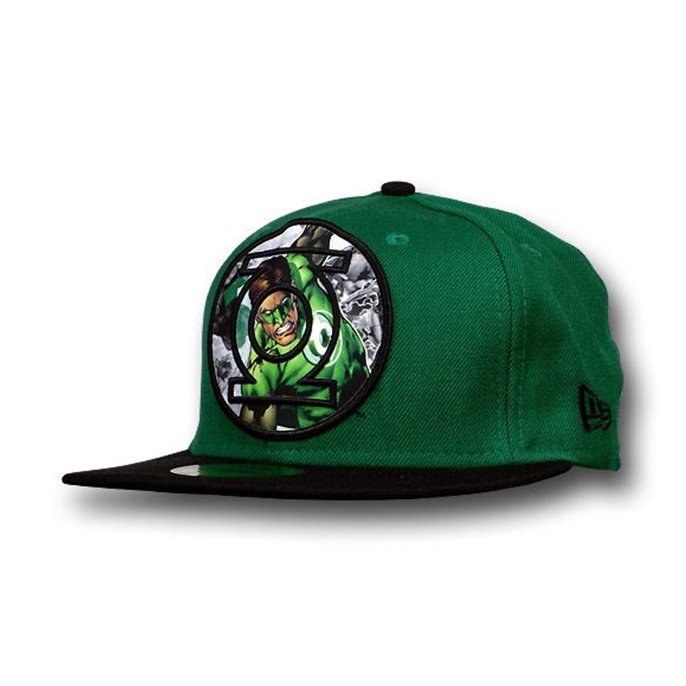 Green Lantern Face of the Corps Flat Bill 59Fifty Cap, Green