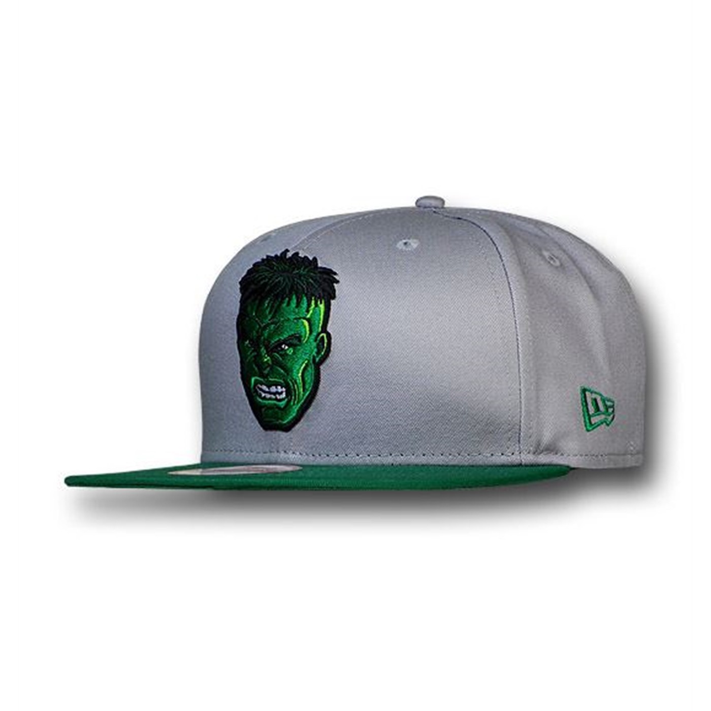 Hulk Face Grey 9Fifty Snapback Cap, Grey