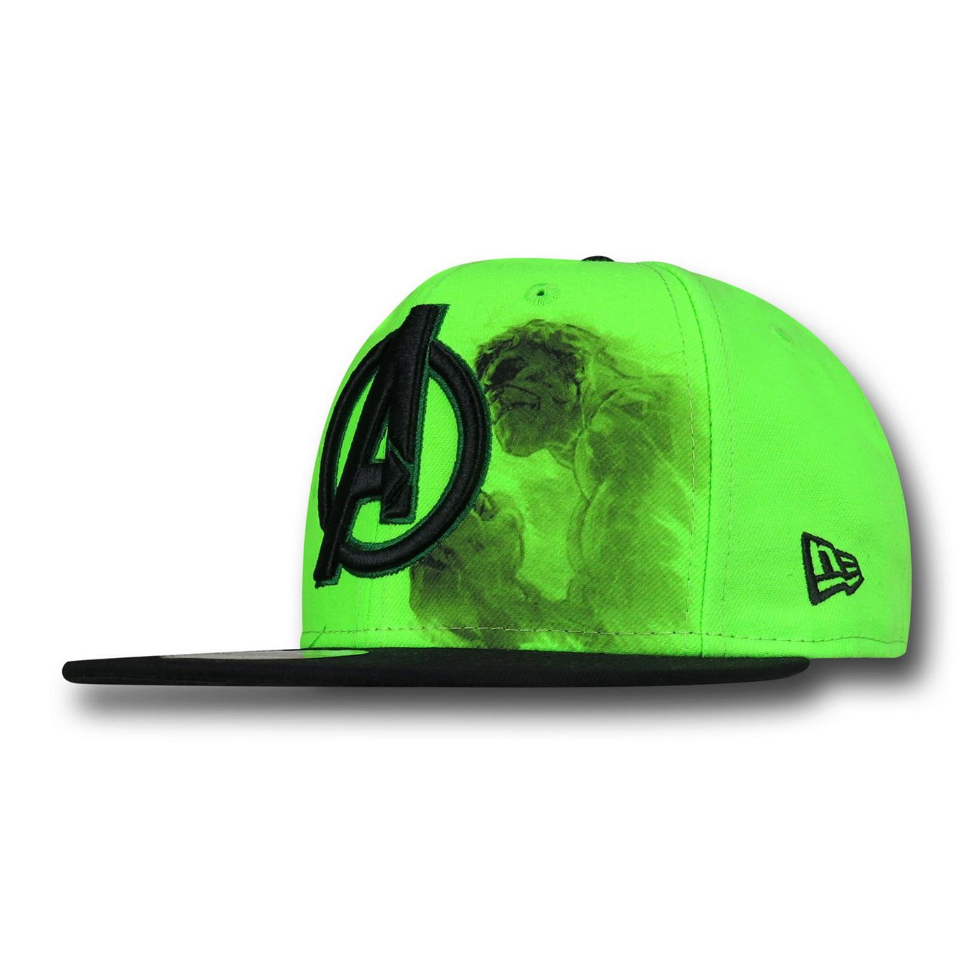 Avengers AOU Hulk 9Fifty Snapback Cap, Green