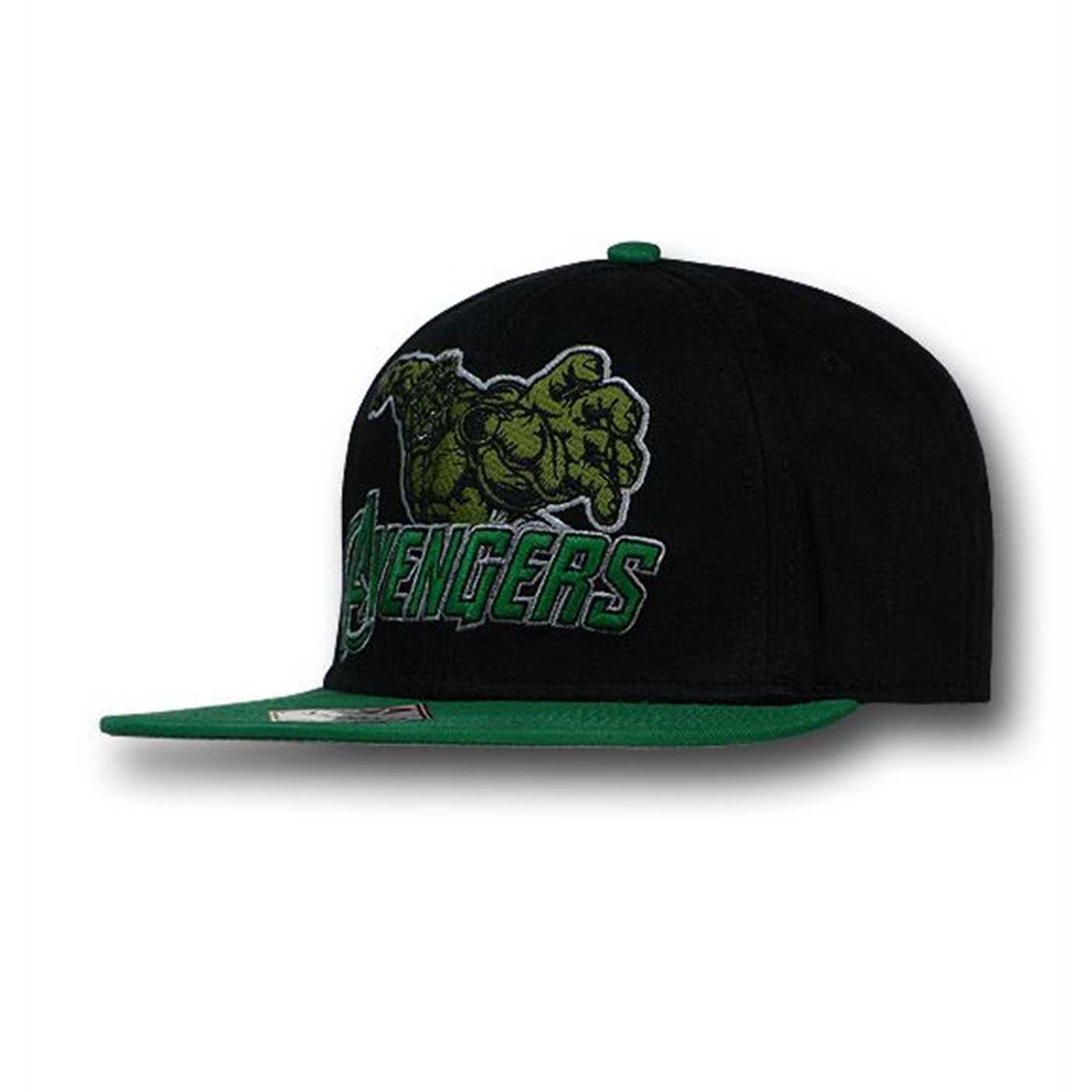 Hulk Avengers Movie Snapback Cap, Black