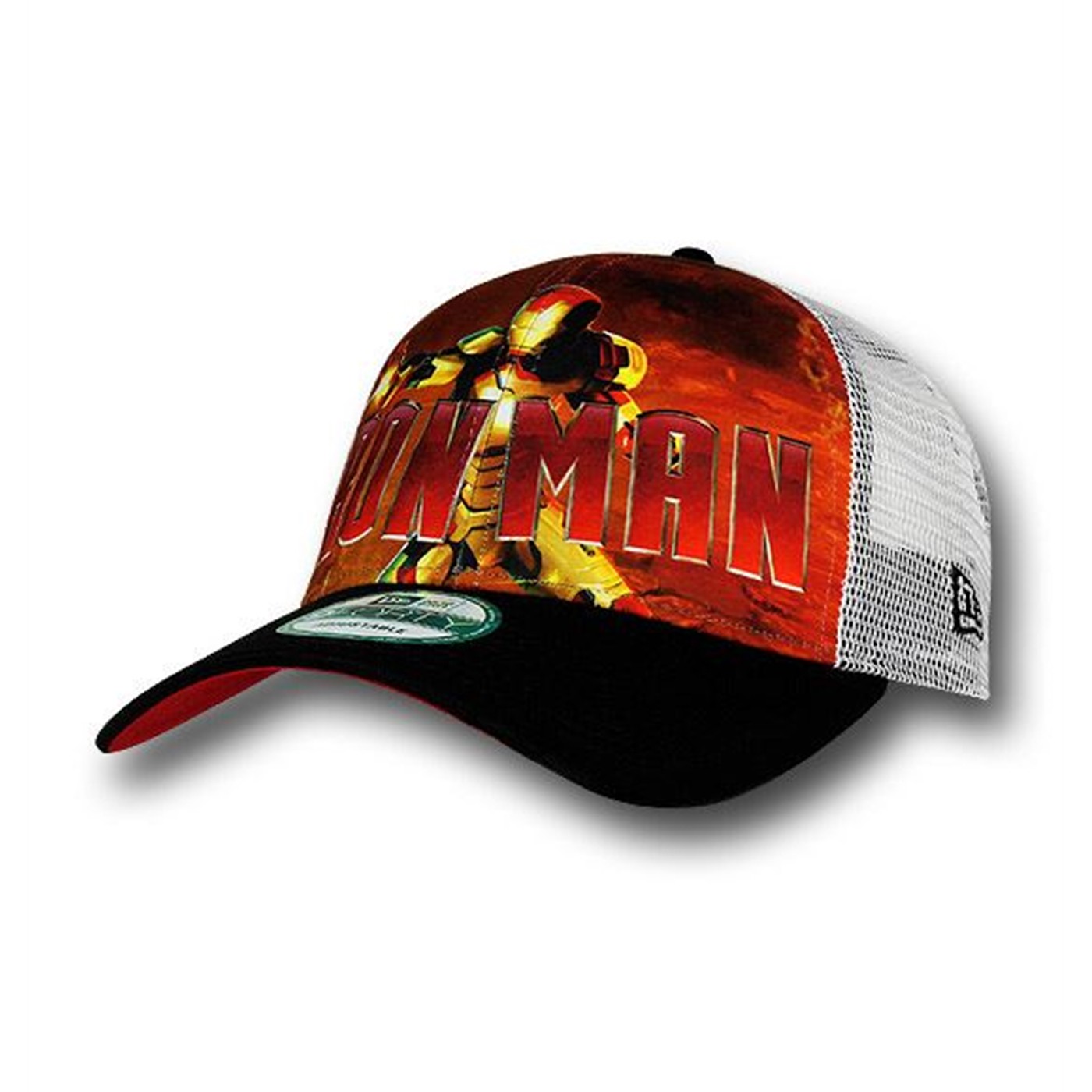 Iron Man Hand Cannon 9Forty Trucker Hat, Red
