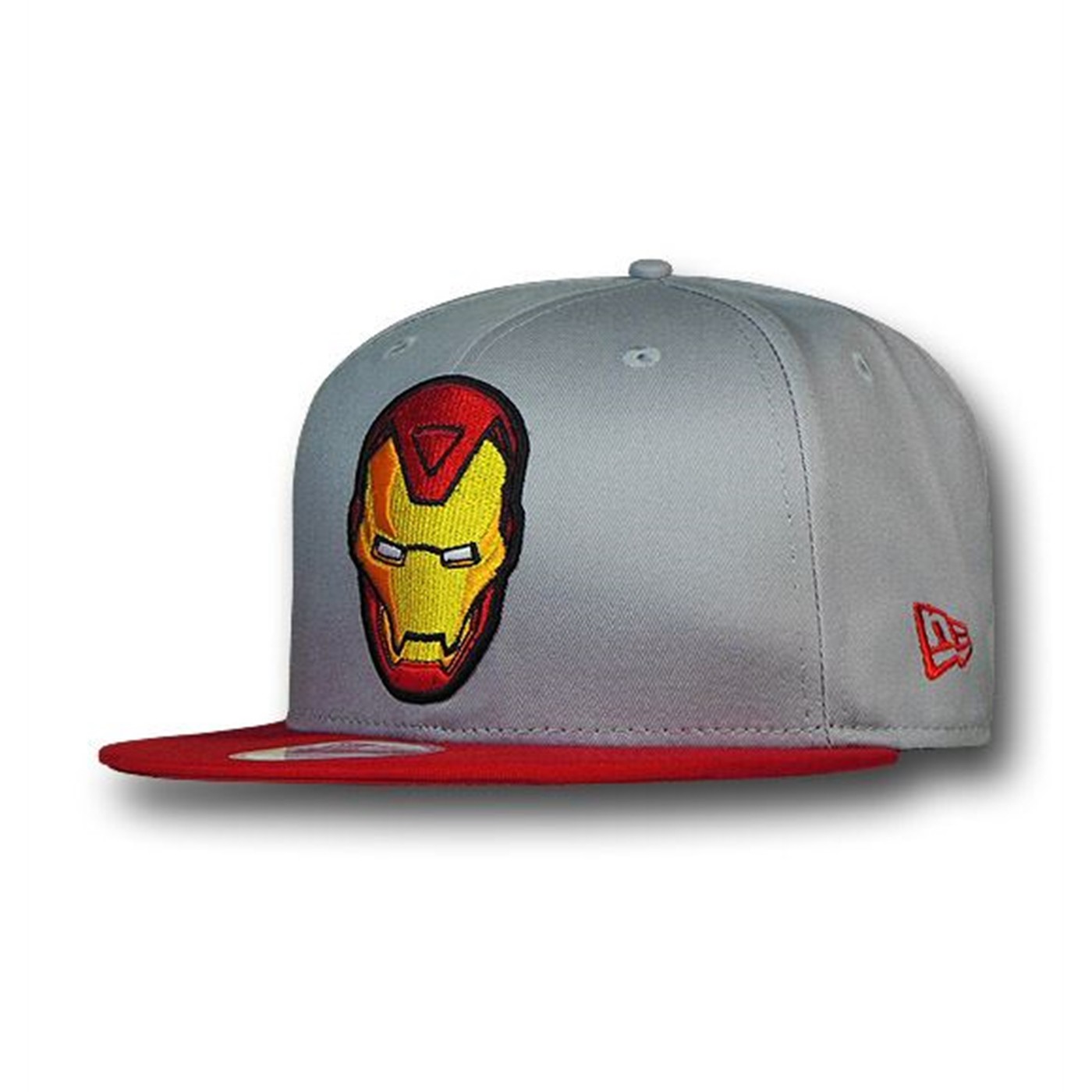 Iron Man Helmet Grey 9Fifty Snapback Cap, Grey