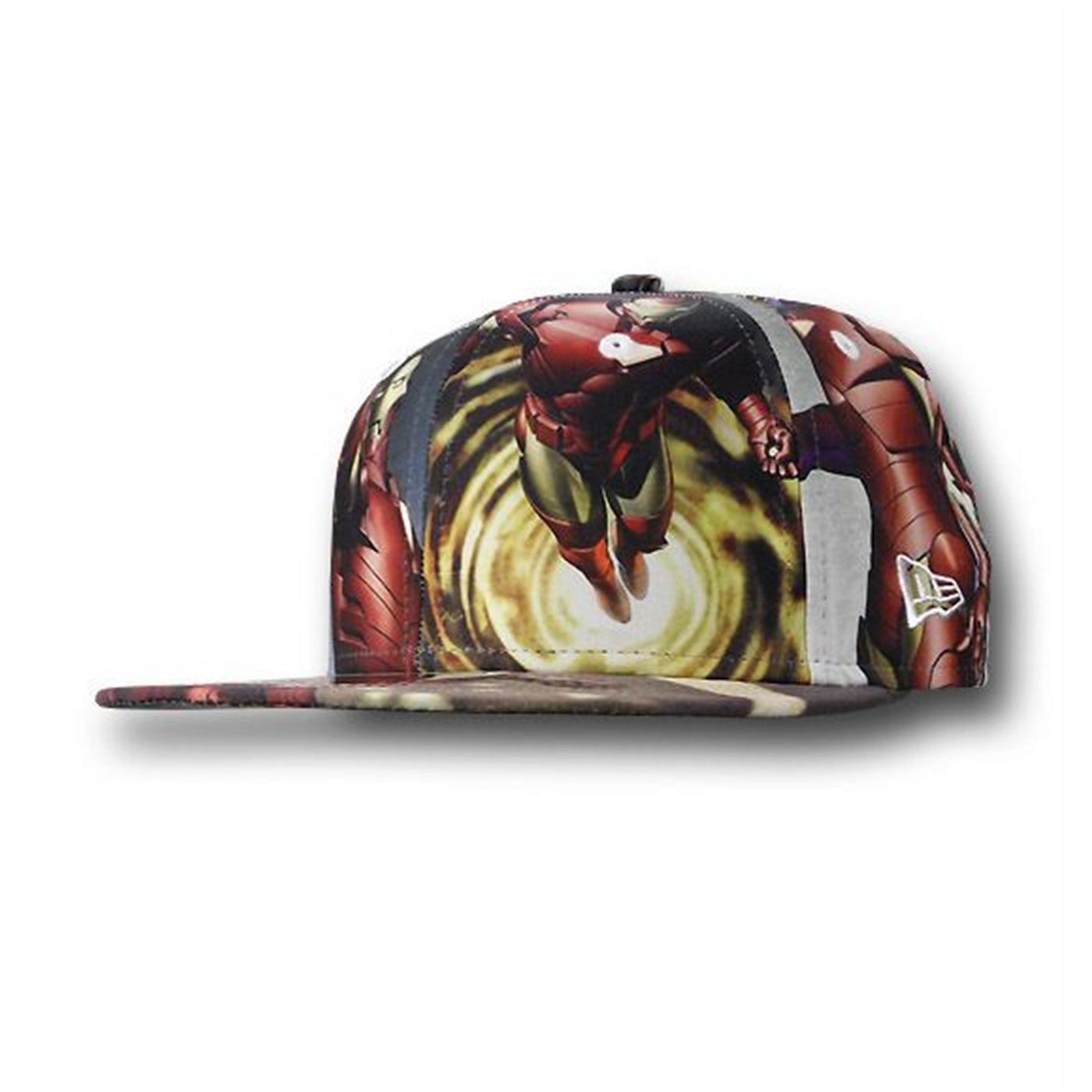 Iron Man 59Fifty Granov Panels Flat Billed Cap