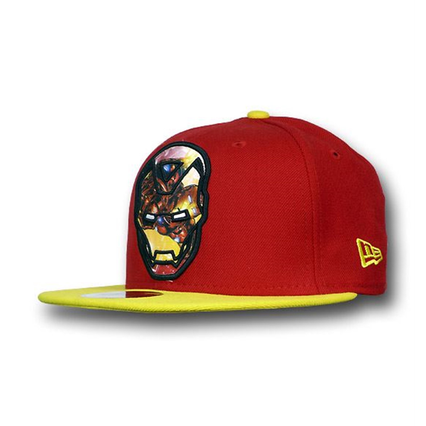 Iron Man Narcissism Flat Bill 59Fifty Cap, Red