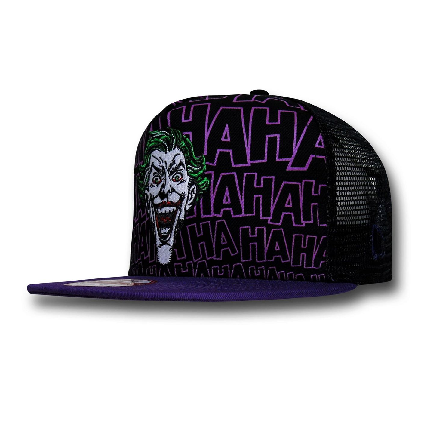 Joker Villain Front 9Fifty Snapback Cap, Black